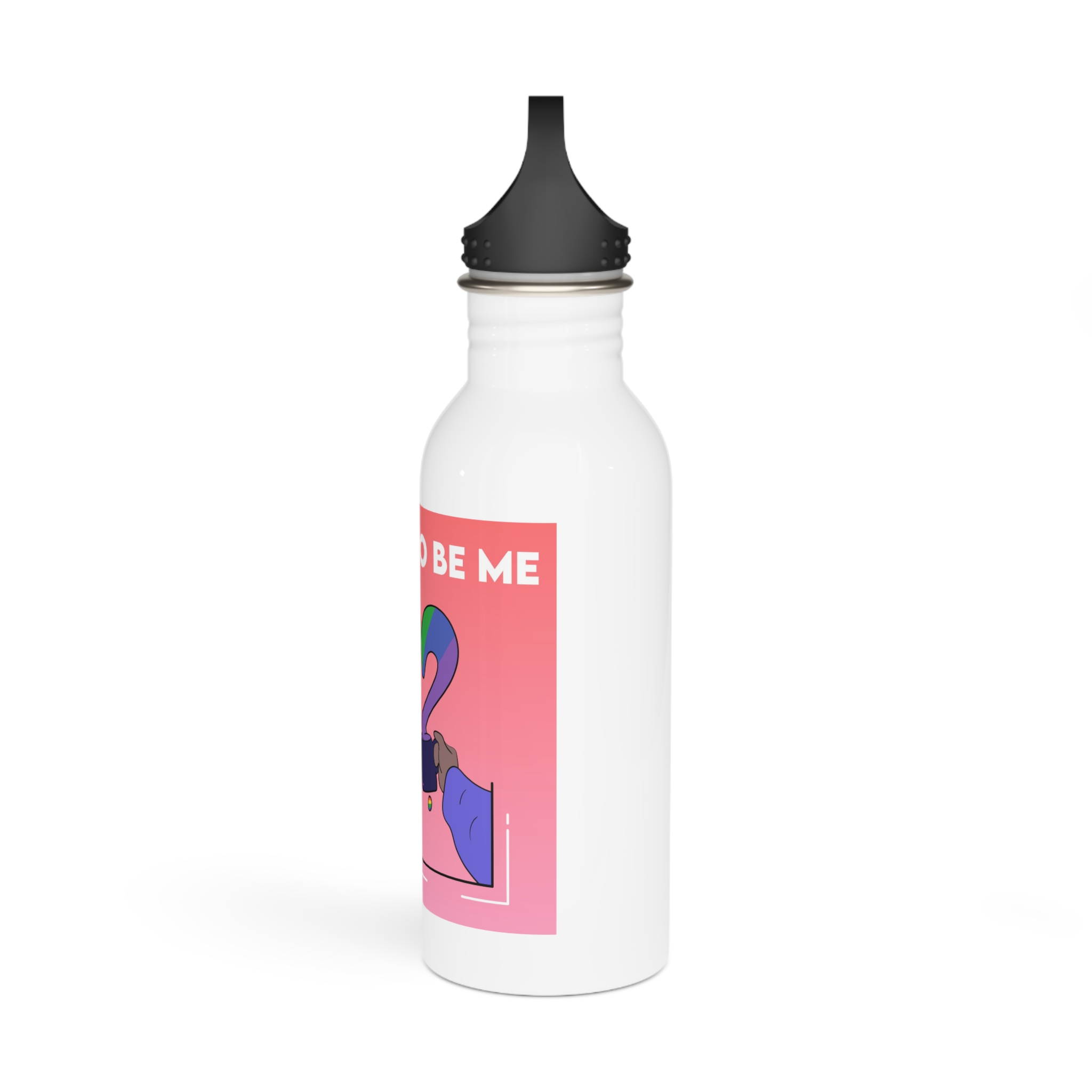 Creativesmoke Lgbtq 6 Stainless Steel Water Bottle - Image 4