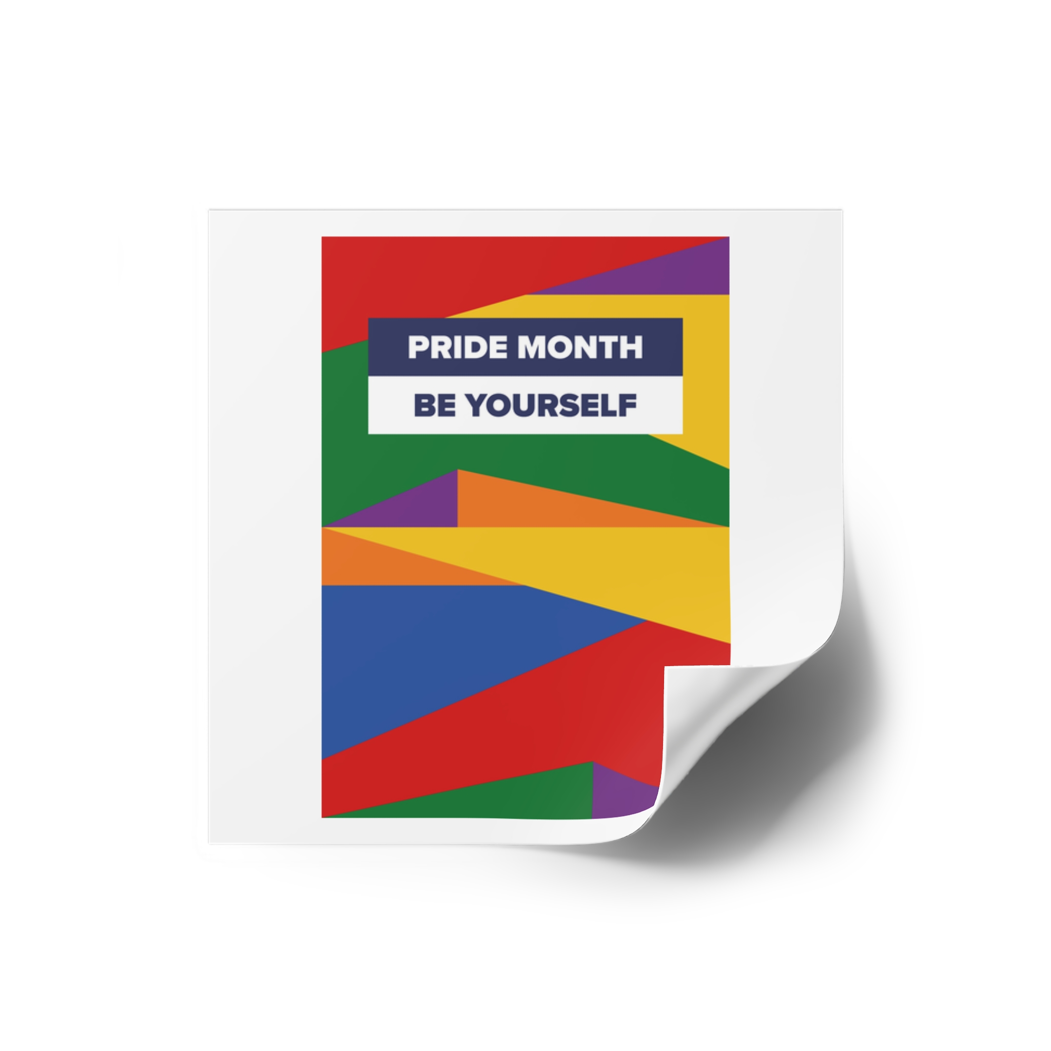 Lgbt Pride Month June Lesbian Gay Bisexual Transgender Lgbtq Flag Rainbow Vector(2) Laminate Stickers Square - Image 6