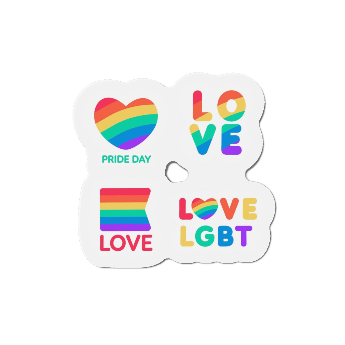 Pride Day Label Collection Theme Die Cut Magnets - Image 7