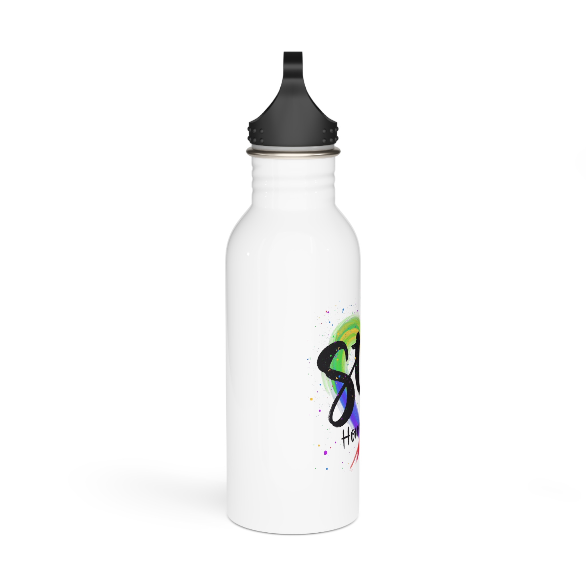 Stop Homophobia Concept Stainless Steel Water Bottle - Image 2