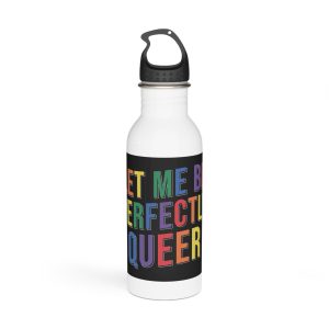 Pride Lgbtq Gay Typography Vector Tshirt Design(9) Stainless Steel Water Bottle