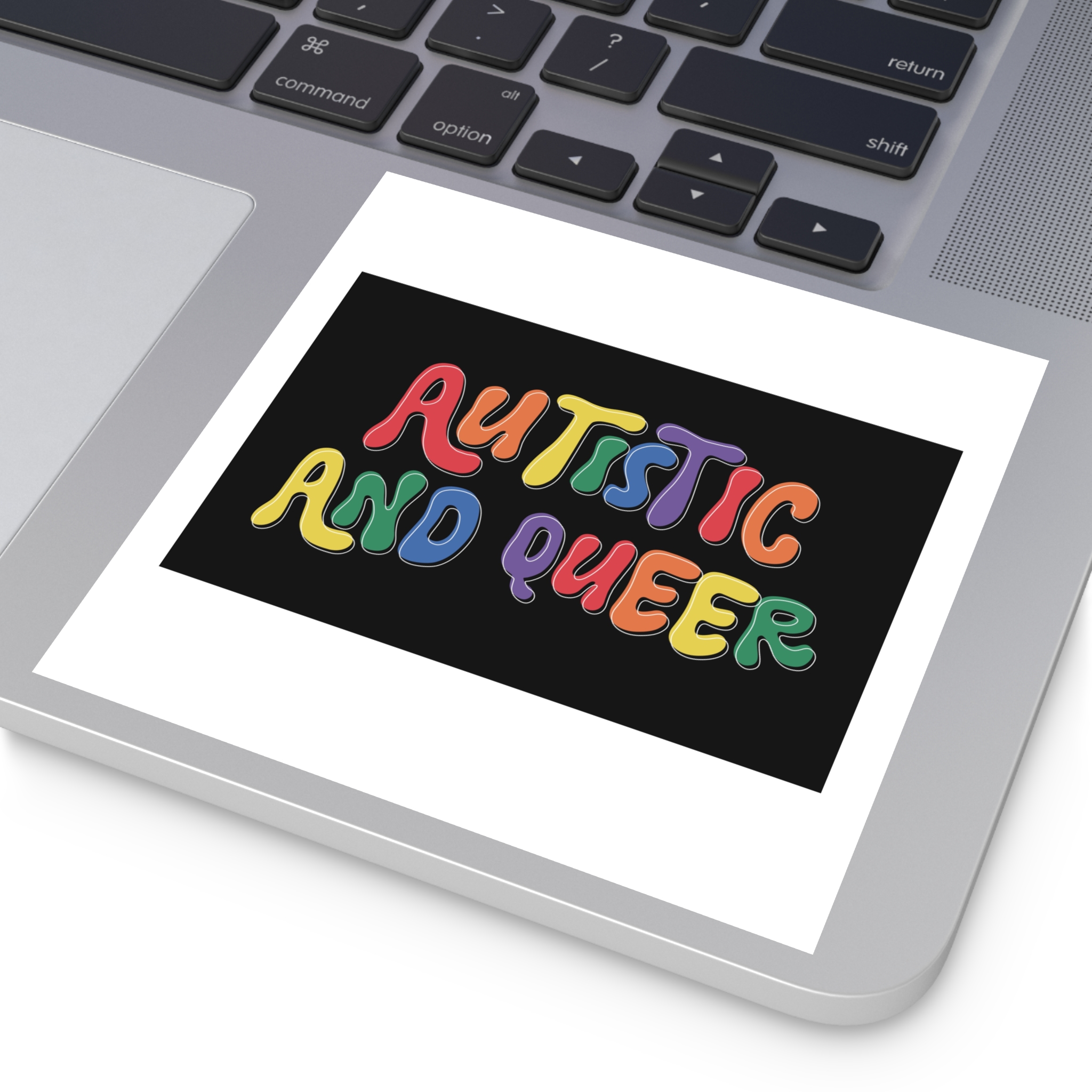 Pride Lgbtq Gay Typography Vector Tshirt Design(6) Laminate Stickers Square - Image 35