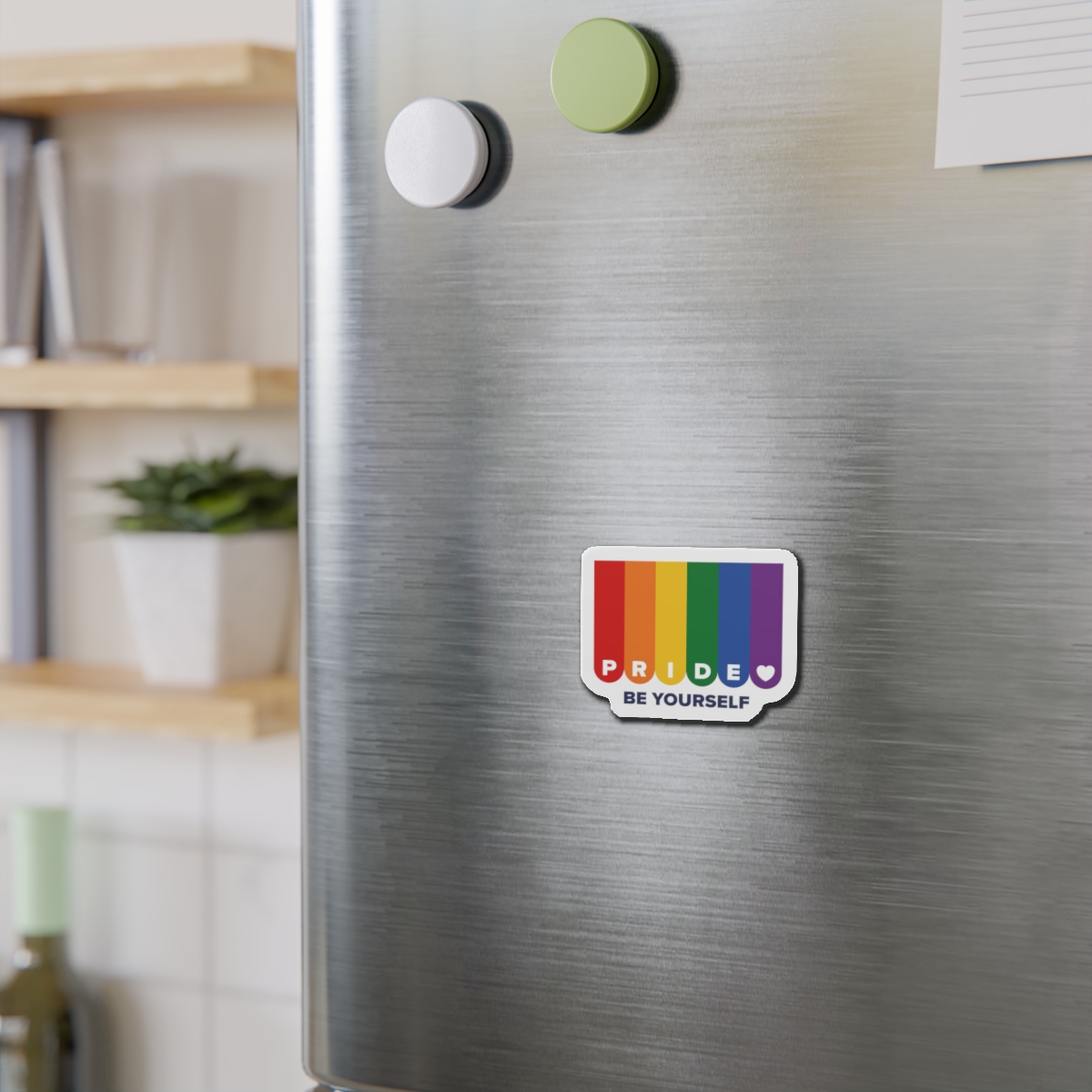Lgbt Pride Month June Lesbian Gay Bisexual Transgender Lgbtq Flag Rainbow Vector(1) Die Cut Magnets - Image 6