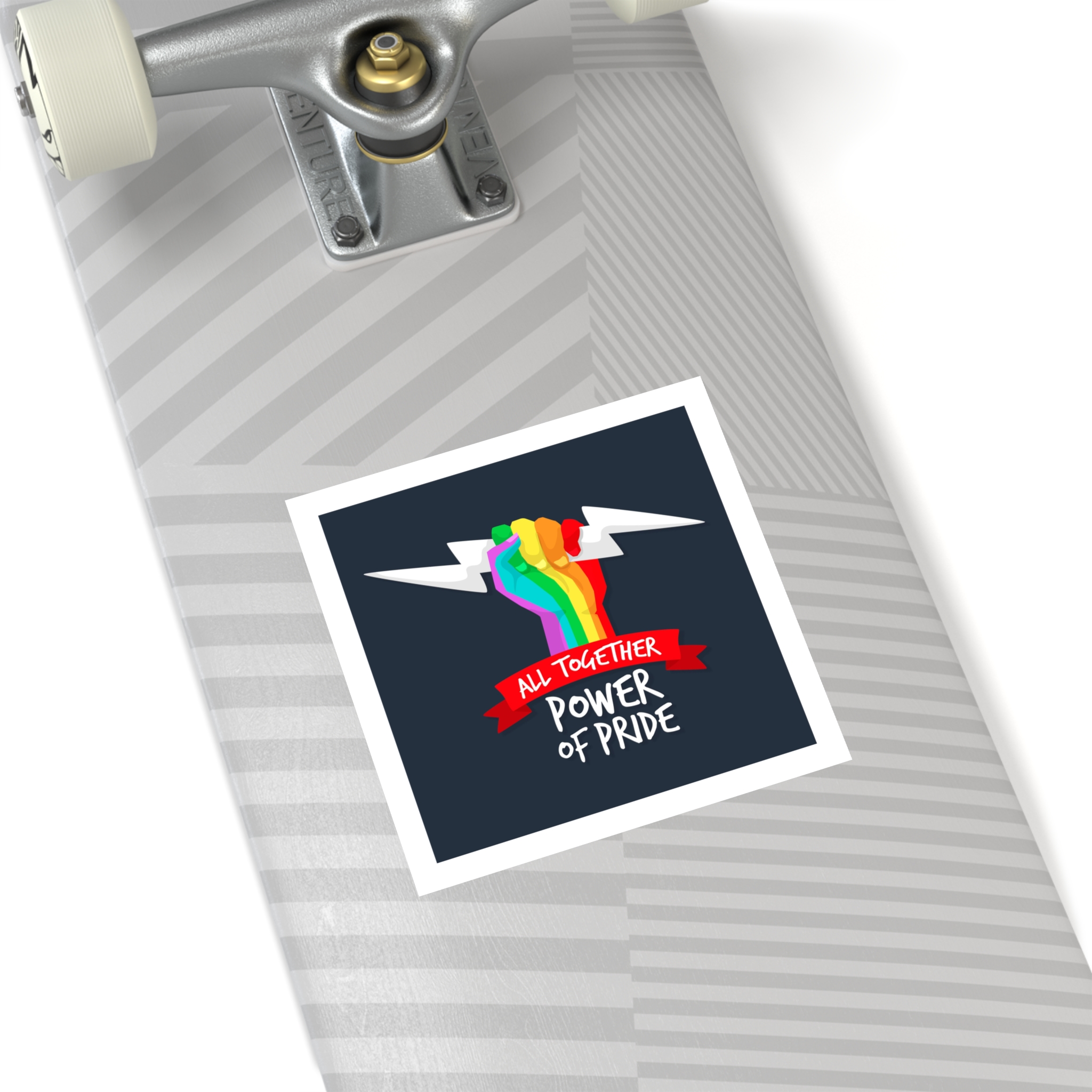Pride Day Event Theme Laminate Stickers Square - Image 48