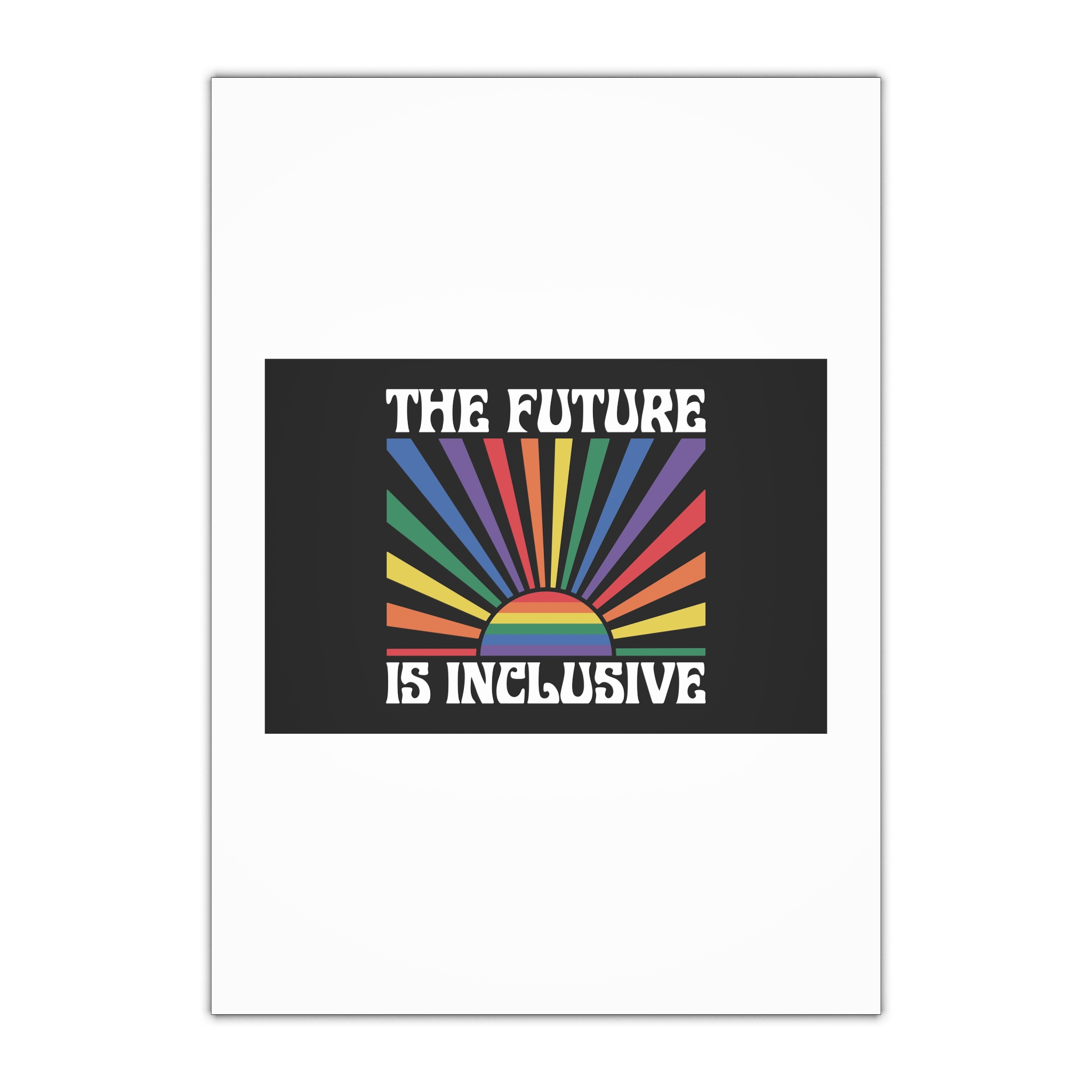 Pride Lgbtq Gay Typography Vector Tshirt Design Gift Wrapping Paper Sheets 1pc