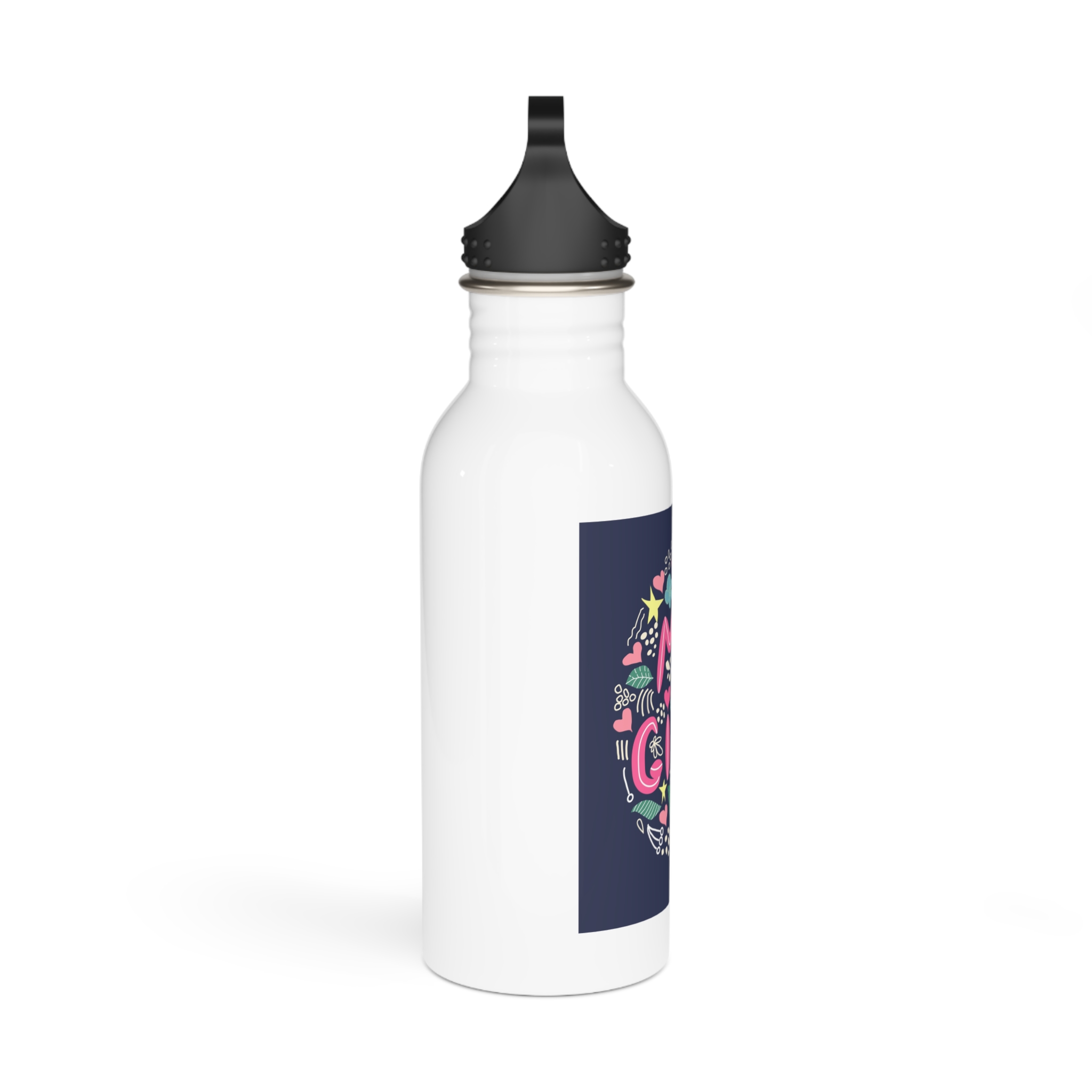 Lesbian Pride Design 8F6B22 Stainless Steel Water Bottle - Image 2