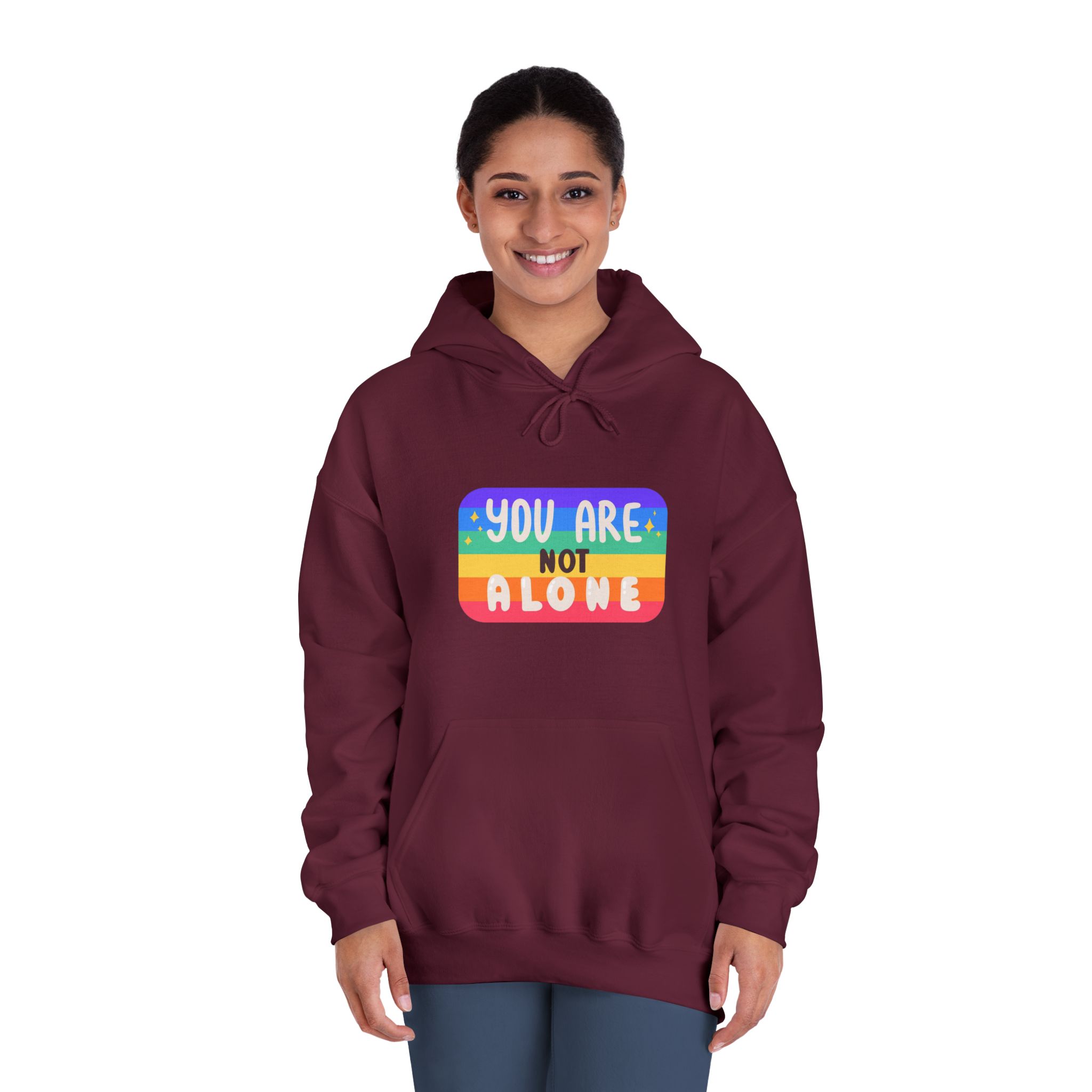 Lgbt Sticker Pack White Background Lgbtq Set Symbol Lgbt Pride Community Rainbow Elements Vector Hand Draw Illustration Hand Drawn Lettering (2) Unisex Dryblend Hooded Sweatshirt - Image 20