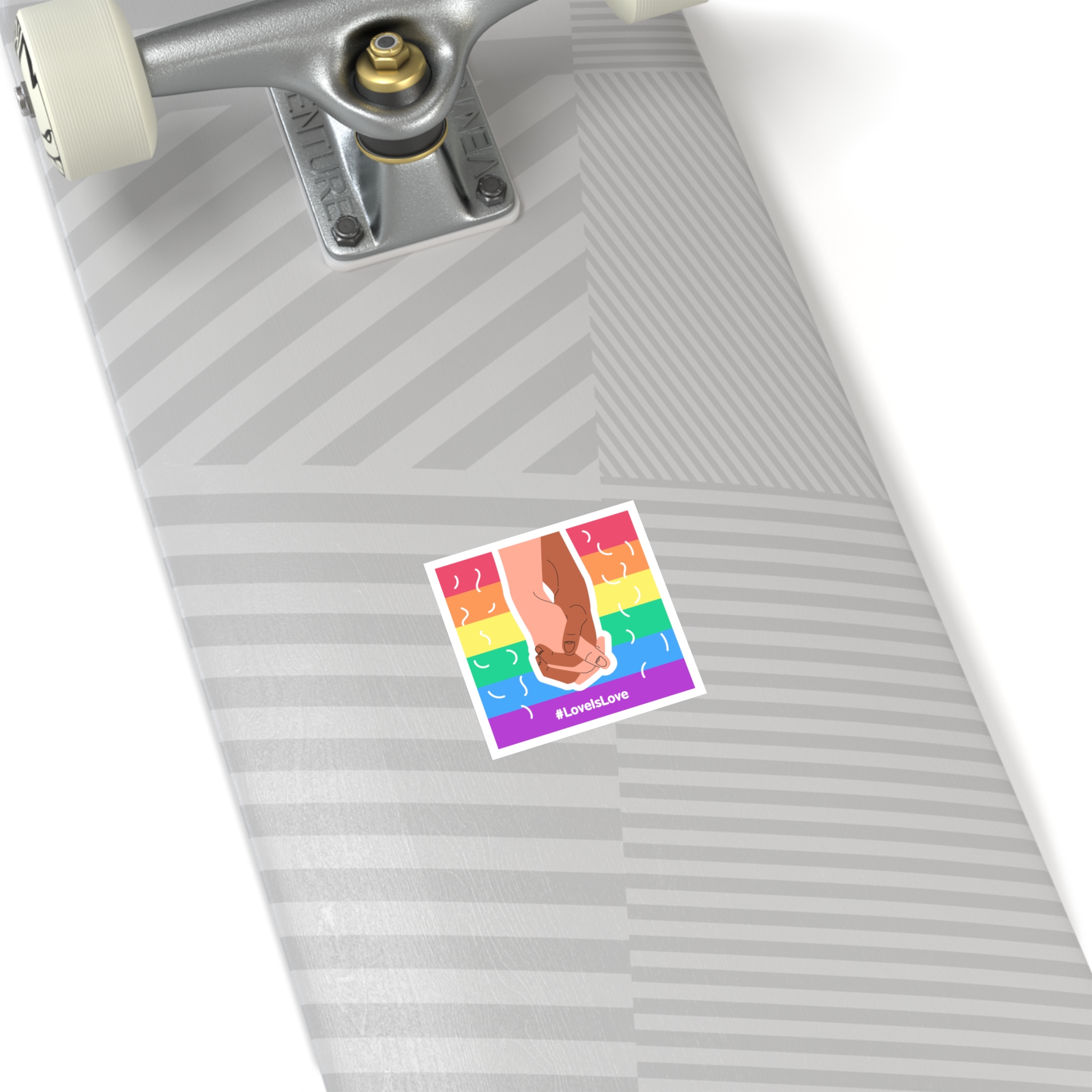 Pride Day Concept(2) Laminate Stickers Square - Image 16