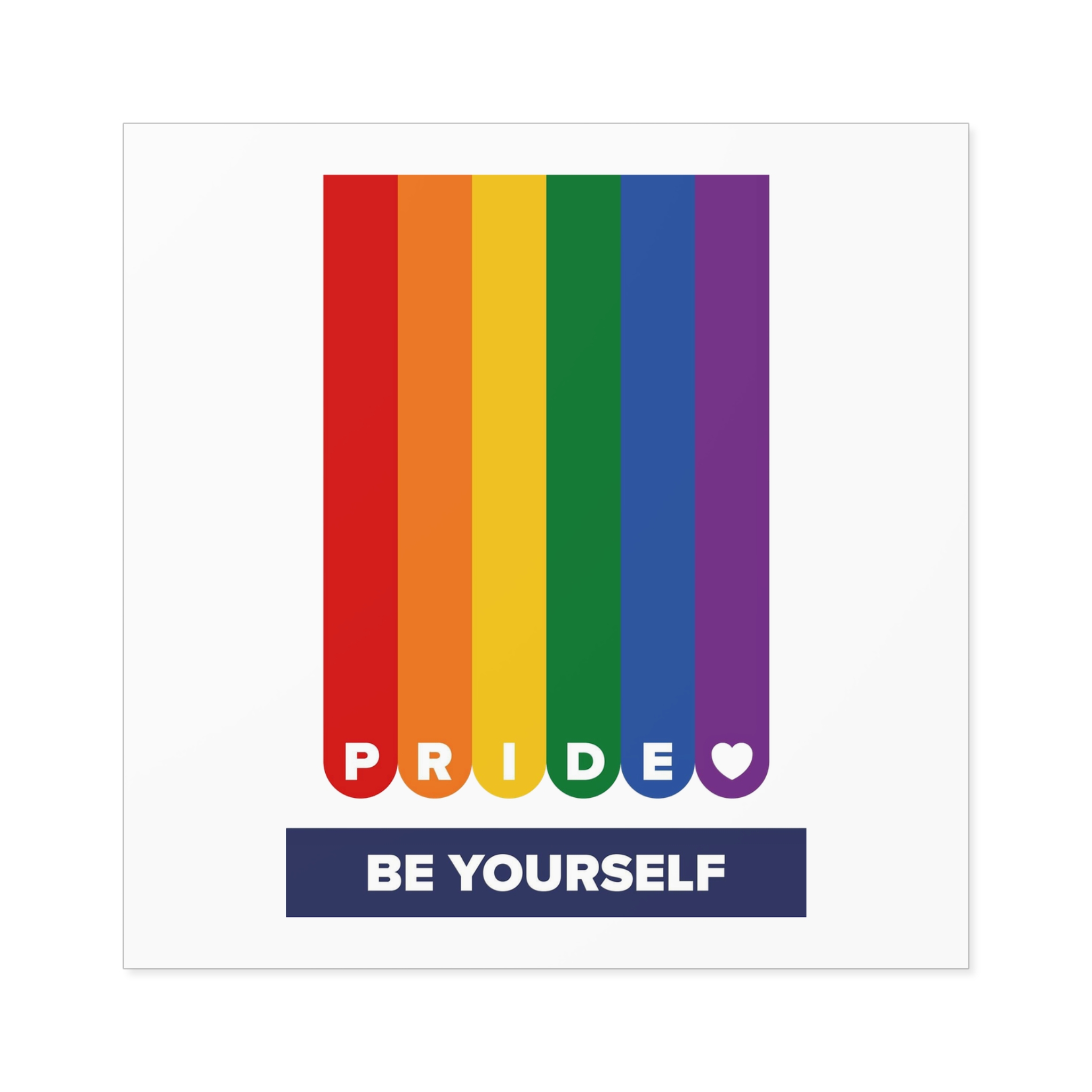 Lgbt Pride Month June Lesbian Gay Bisexual Transgender Lgbtq Flag Rainbow Vector Laminate Stickers Square - Image 45