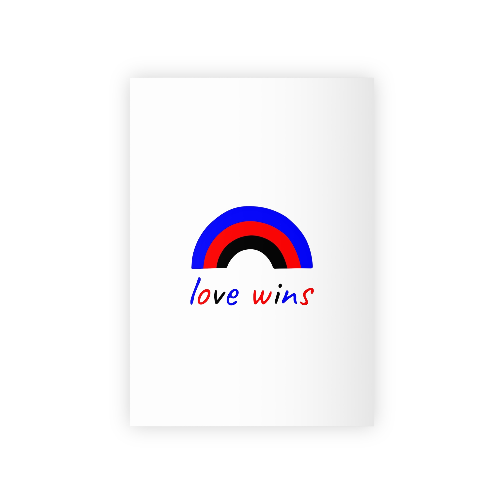 Colorful Rainbow Shape Polyamory Pride Flag Happy Pride Day Lgbtqia Community Pride Month Vector Hand Drawn Doodle Posters Stickers Logo Cards Gift Wrapping Paper Rolls 1pc