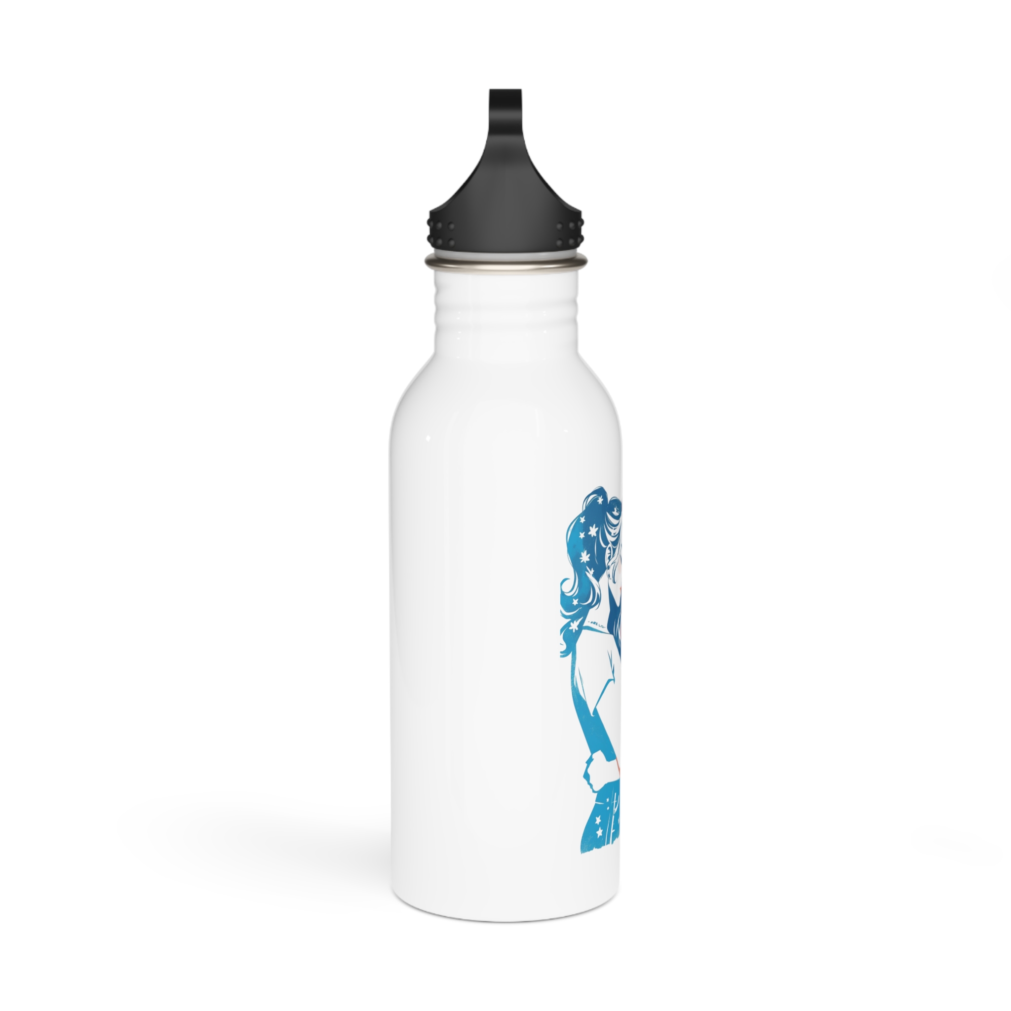 Lesbian Pride Parade Banner Stainless Steel Water Bottle - Image 2