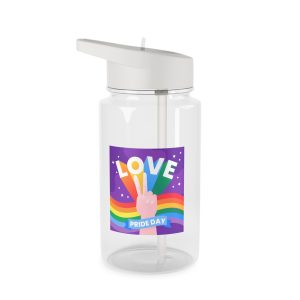 Pride Day Event Message Design Tritan Water Bottle