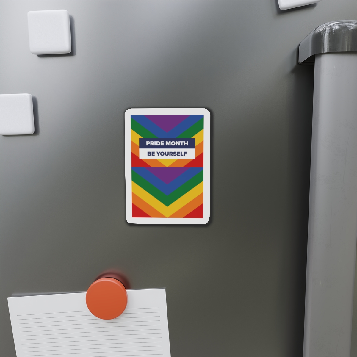 Lgbt Pride Month June Lesbian Gay Bisexual Transgender Lgbtq Flag Rainbow Vector(1)2 Die Cut Magnets - Image 8