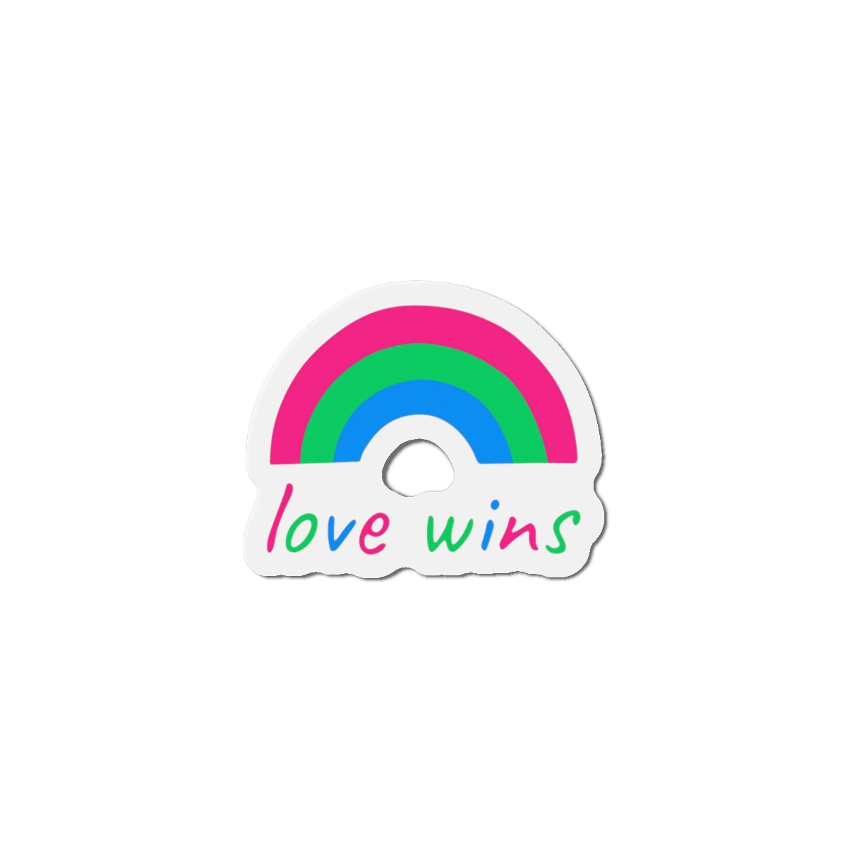 Colorful Rainbow Shape Polysexual Pride Flag Happy Pride Day Lgbtqia Community Pride Month Vector Hand Drawn Doodle Posters Stickers Logo Cards Die Cut Magnets - Image 13