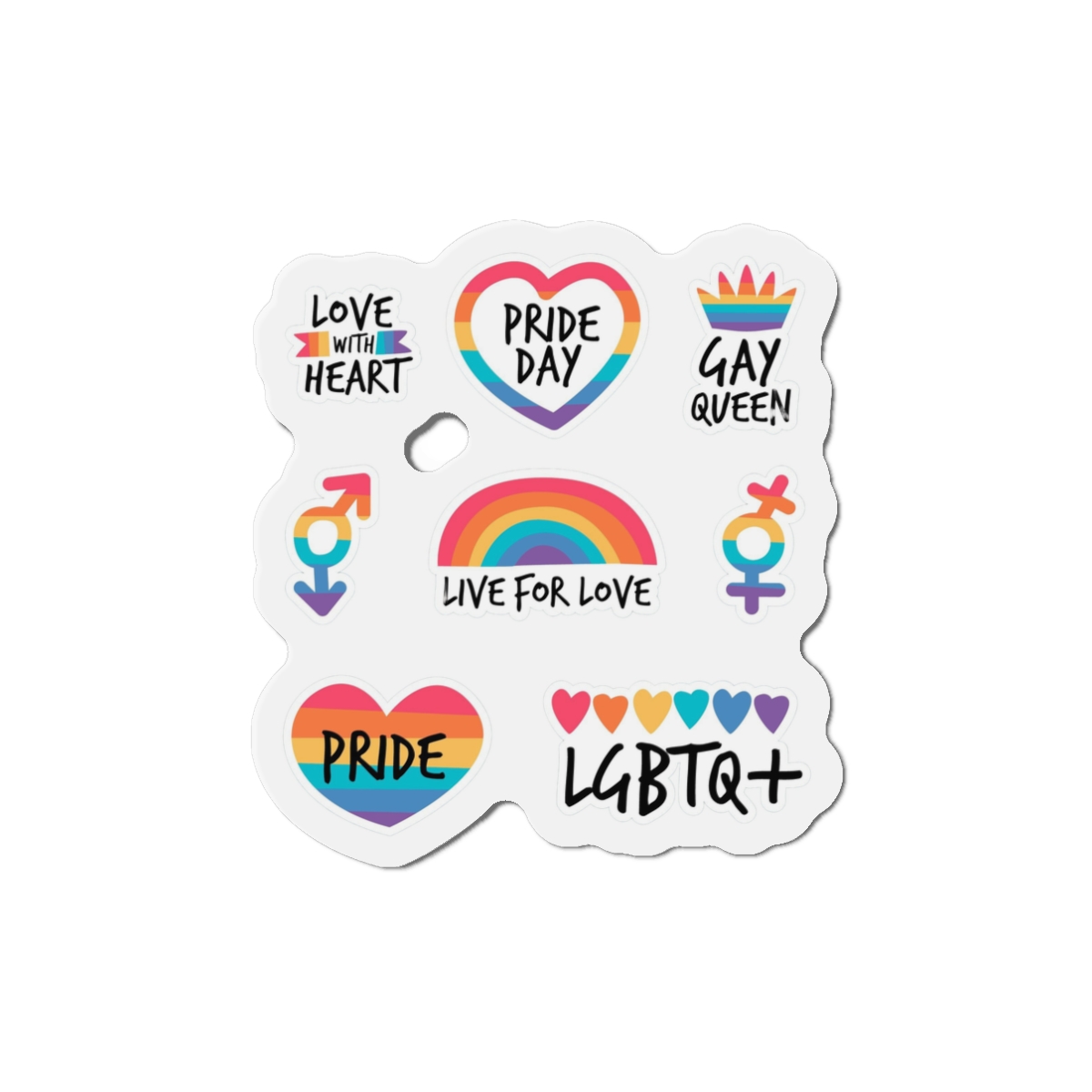 Pride Day Label Set Die Cut Magnets - Image 4