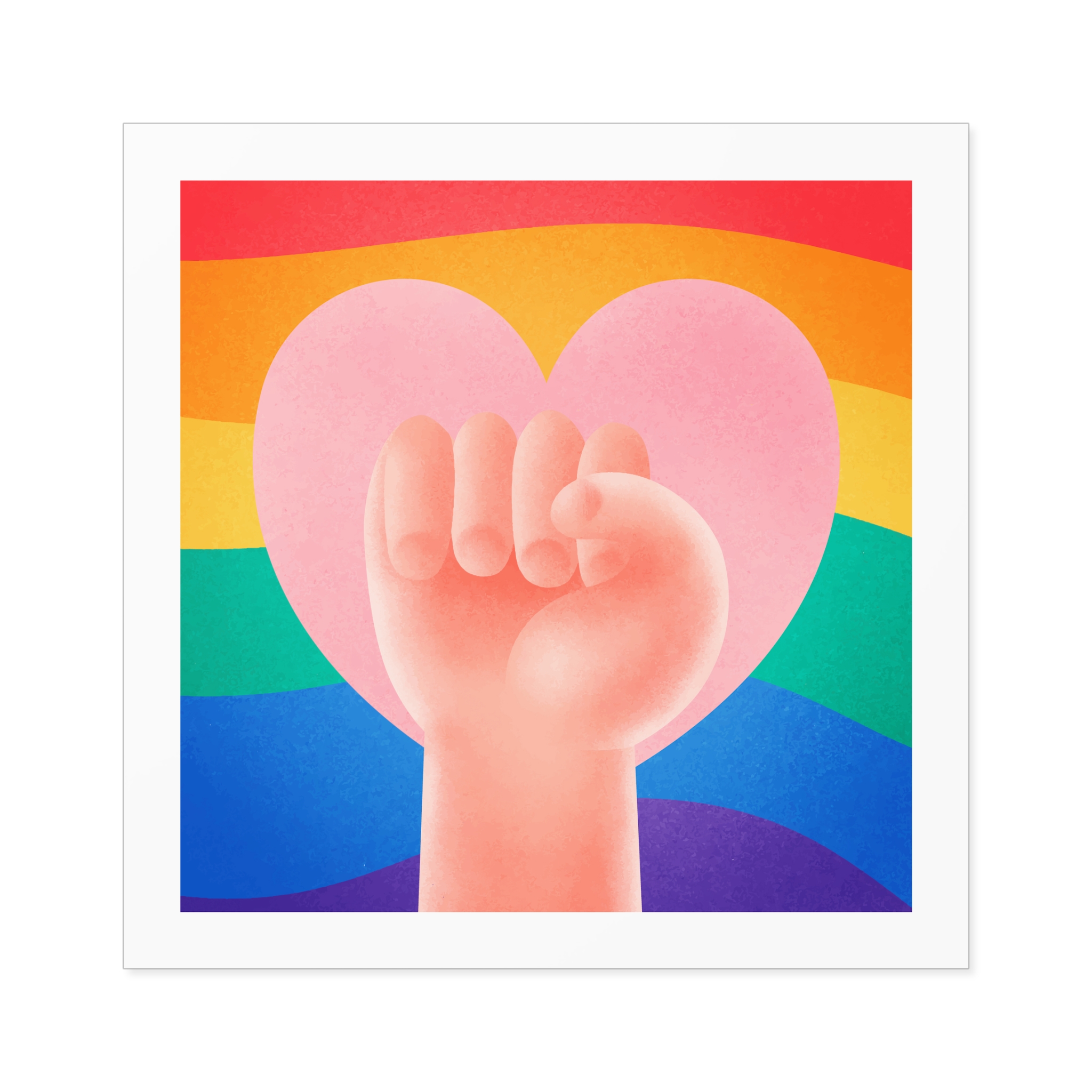 Pride Day Concept 2 Laminate Stickers Square - Image 77