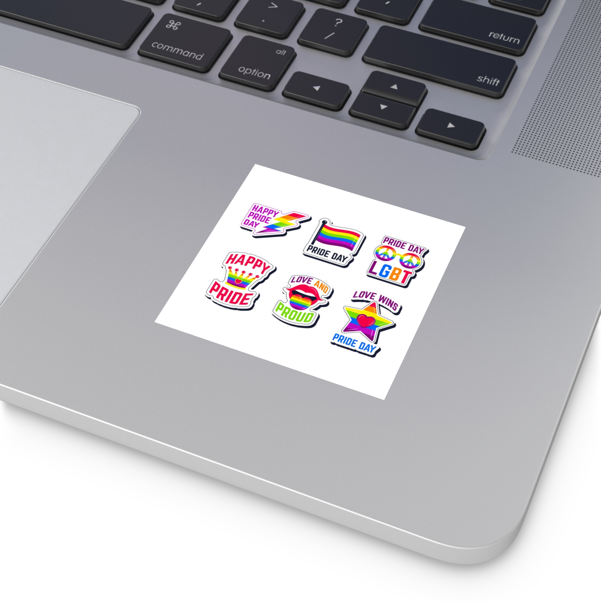 Label Collection With Pride Day Theme Laminate Stickers Square - Image 67