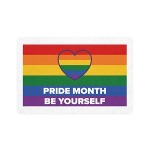 Lgbt Pride Month June Lesbian Gay Bisexual Transgender Lgbtq Flag Rainbow Vector3 Pet Food Mat 12x18