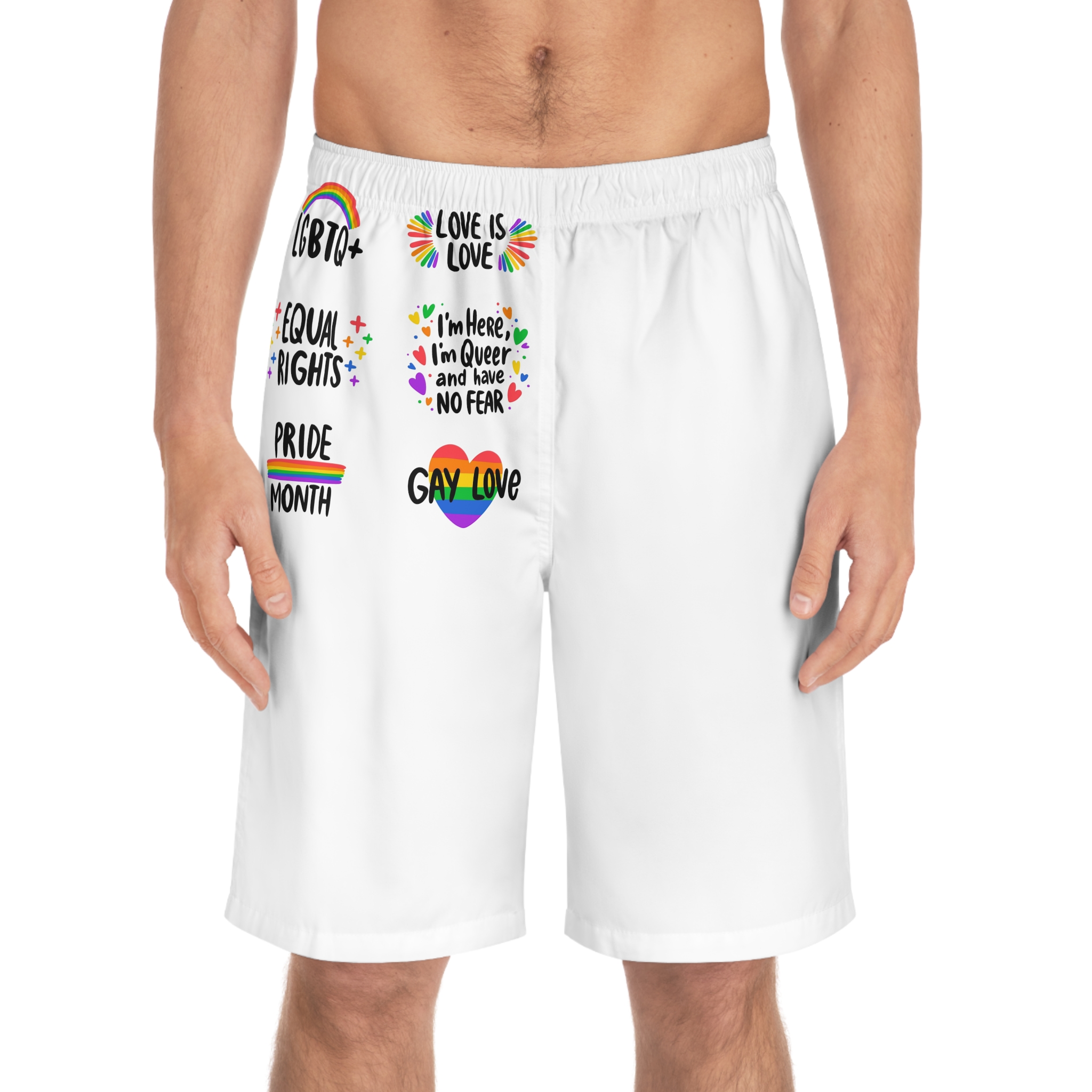 Labels Design Pride Day Event (1) Mens Board Shorts Aop - Image 3