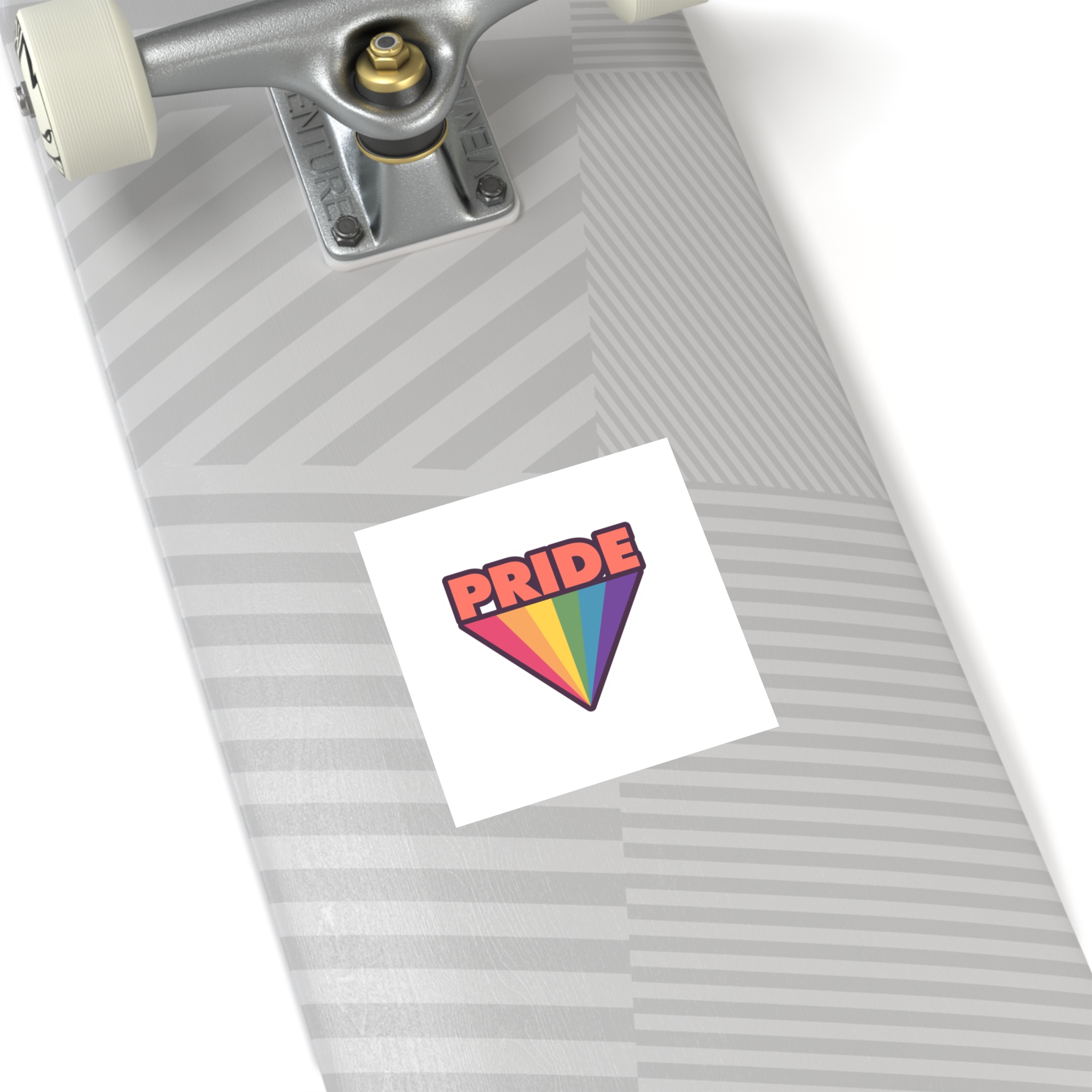 Pride With Rainbow1 Laminate Stickers Square - Image 72