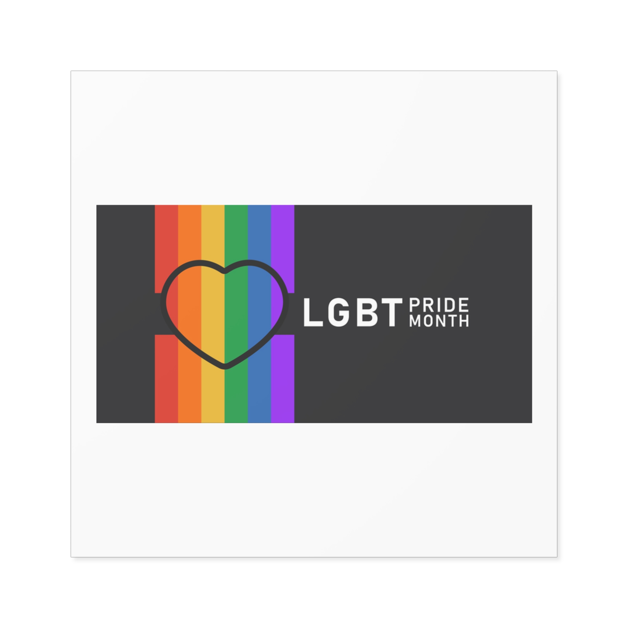 Pride Day Lgbtq Bg Laminate Stickers Square - Image 17