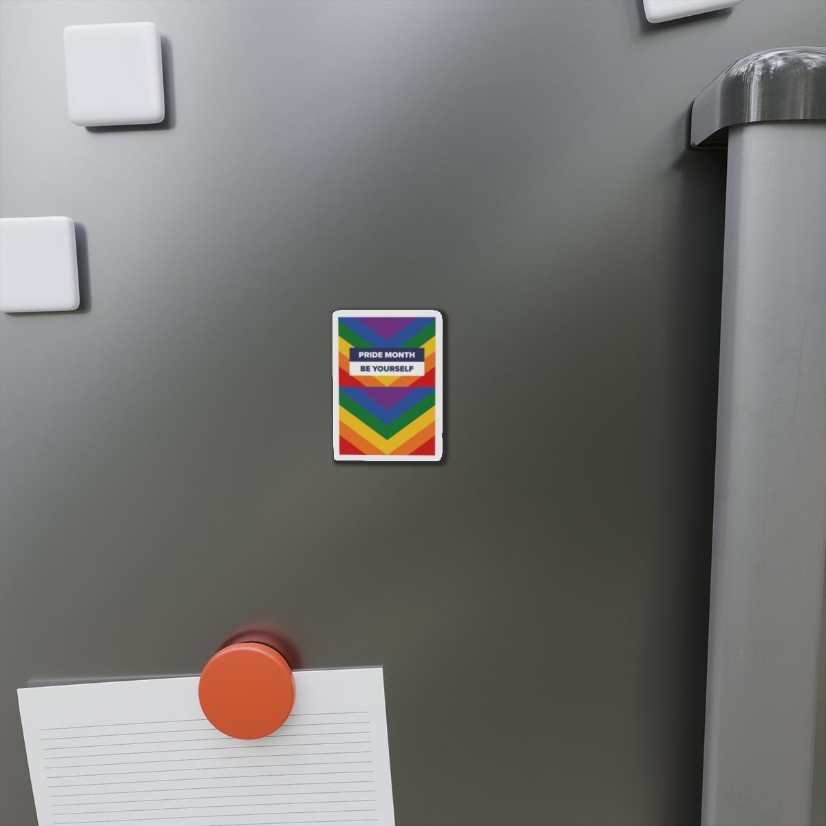 Lgbt Pride Month June Lesbian Gay Bisexual Transgender Lgbtq Flag Rainbow Vector(1)2 Die Cut Magnets - Image 2