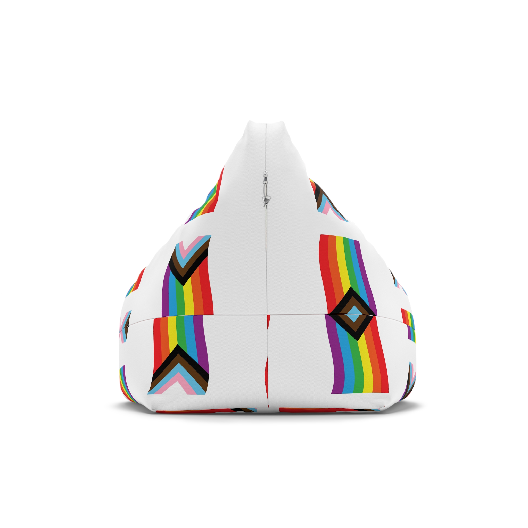Vector Flat Cartoon New Lgbt Lgbtq Rainbow Flag Bean Bag Chair Cover - Image 2