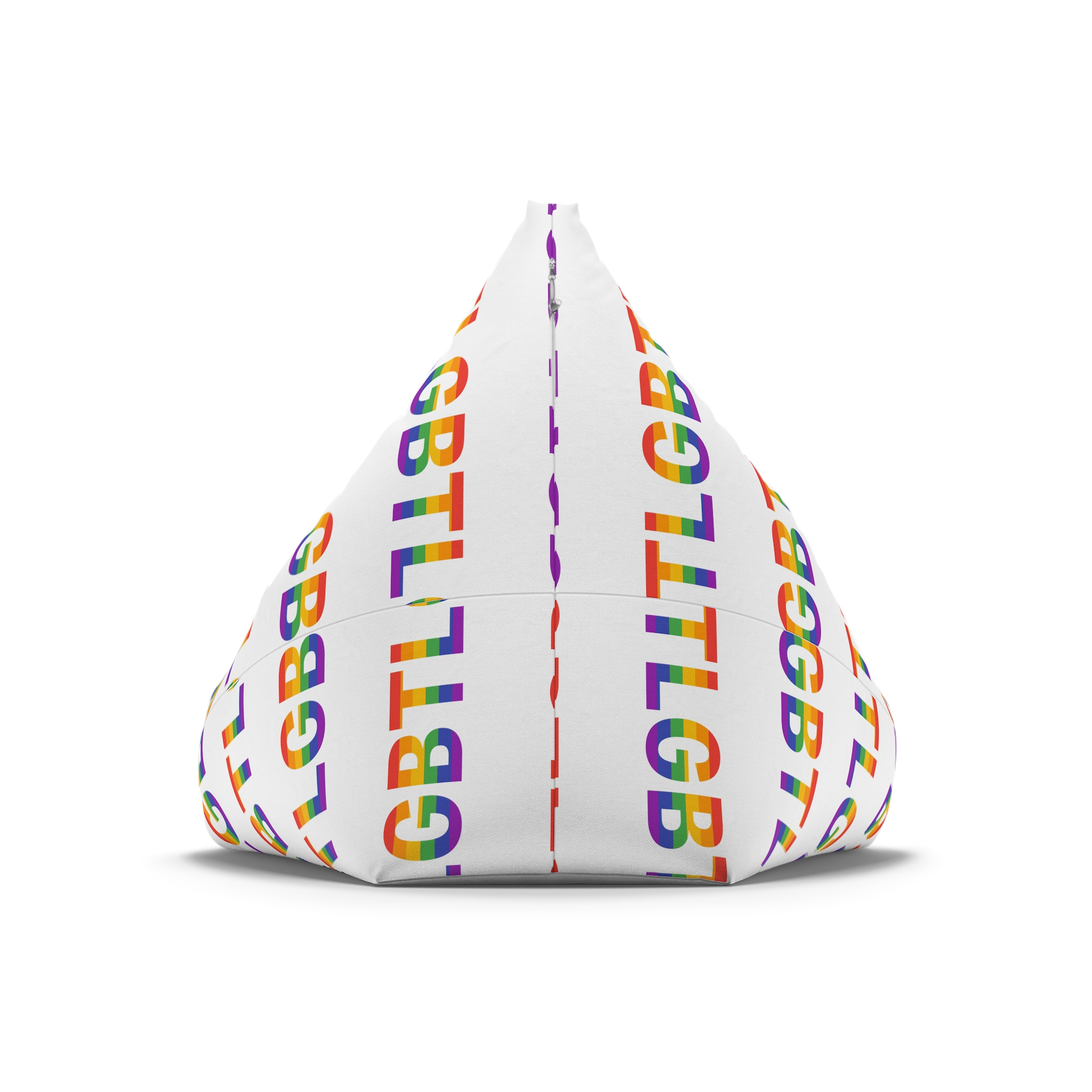 Lgbt Rainbow Colors Lgbt Logo Bean Bag Chair Cover - Image 6