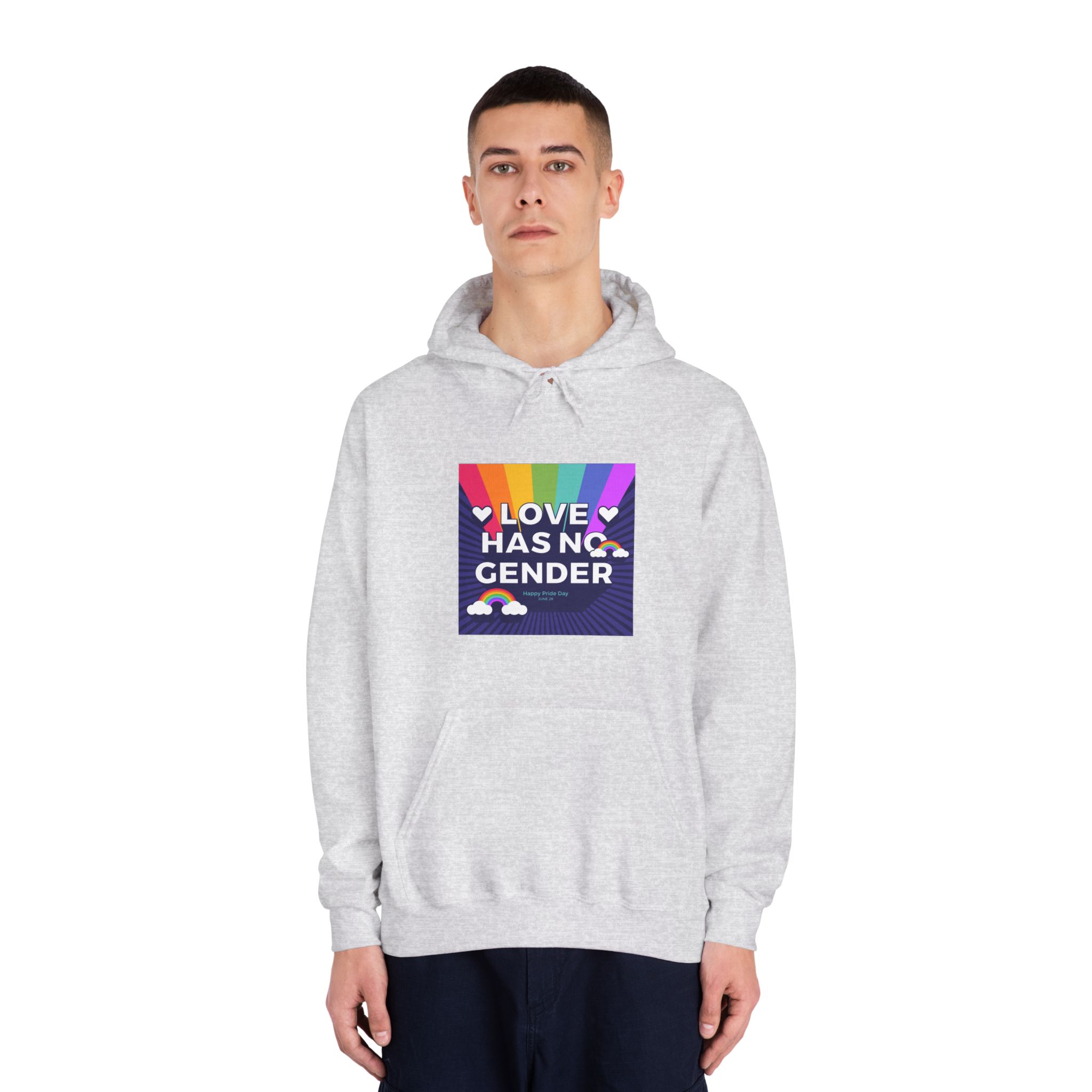 Pride Day Concept(3) Unisex Dryblend Hooded Sweatshirt - Image 7
