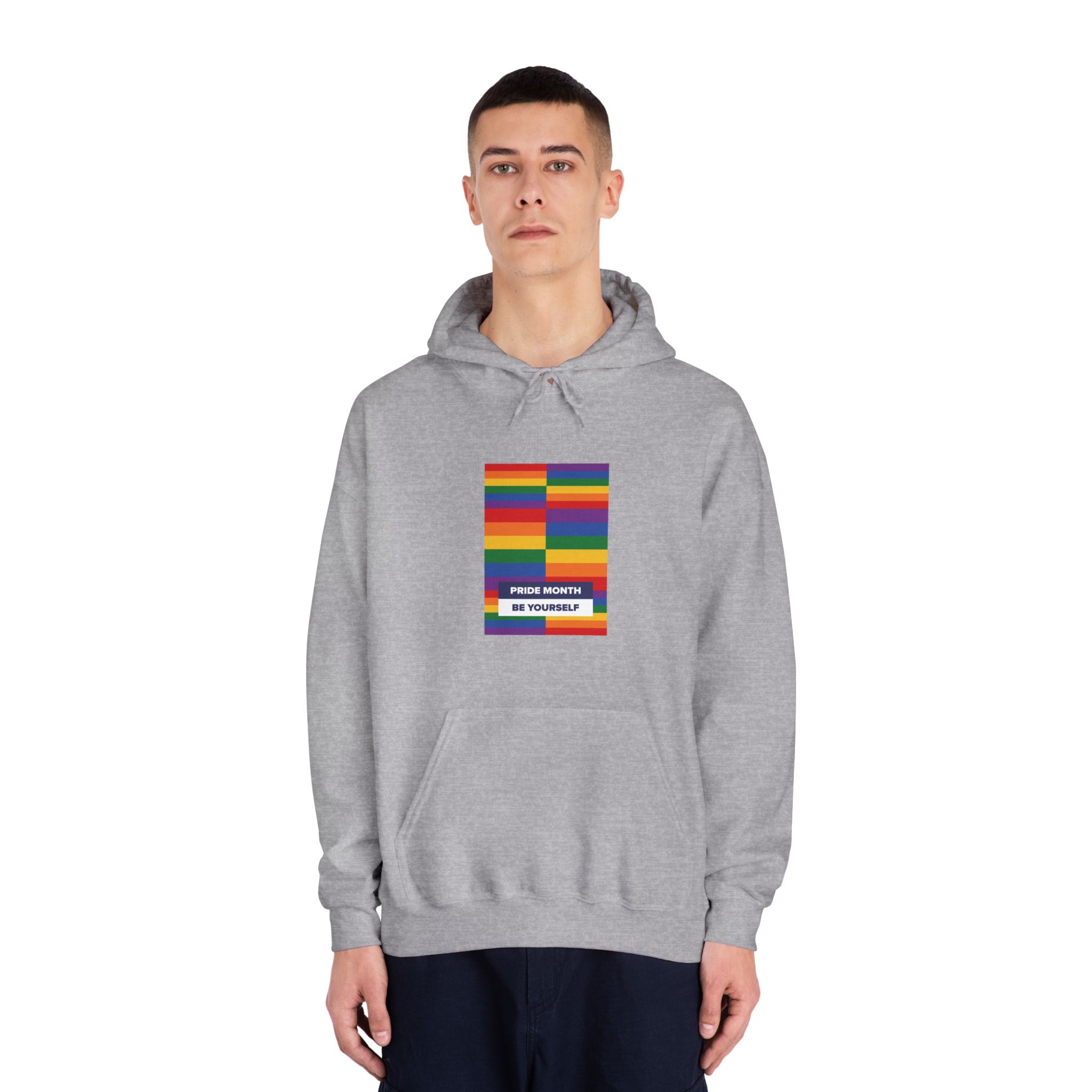 Lgbt Pride Month June Lesbian Gay Bisexual Transgender Lgbtq Flag Rainbow Vector(3) Unisex Dryblend Hooded Sweatshirt - Image 15