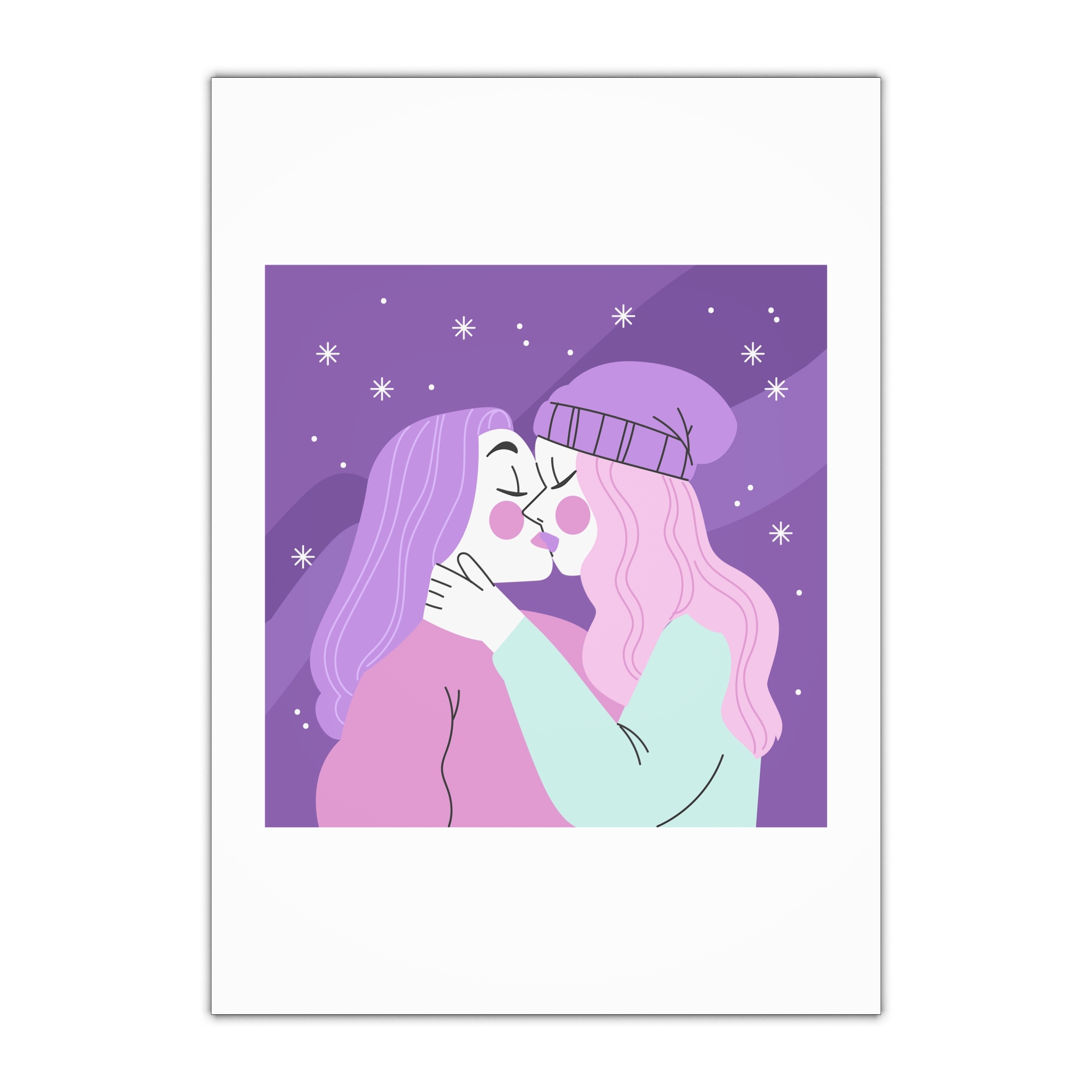 Lesbian Pride Design 025799 Gift Wrapping Paper Sheets 1pc