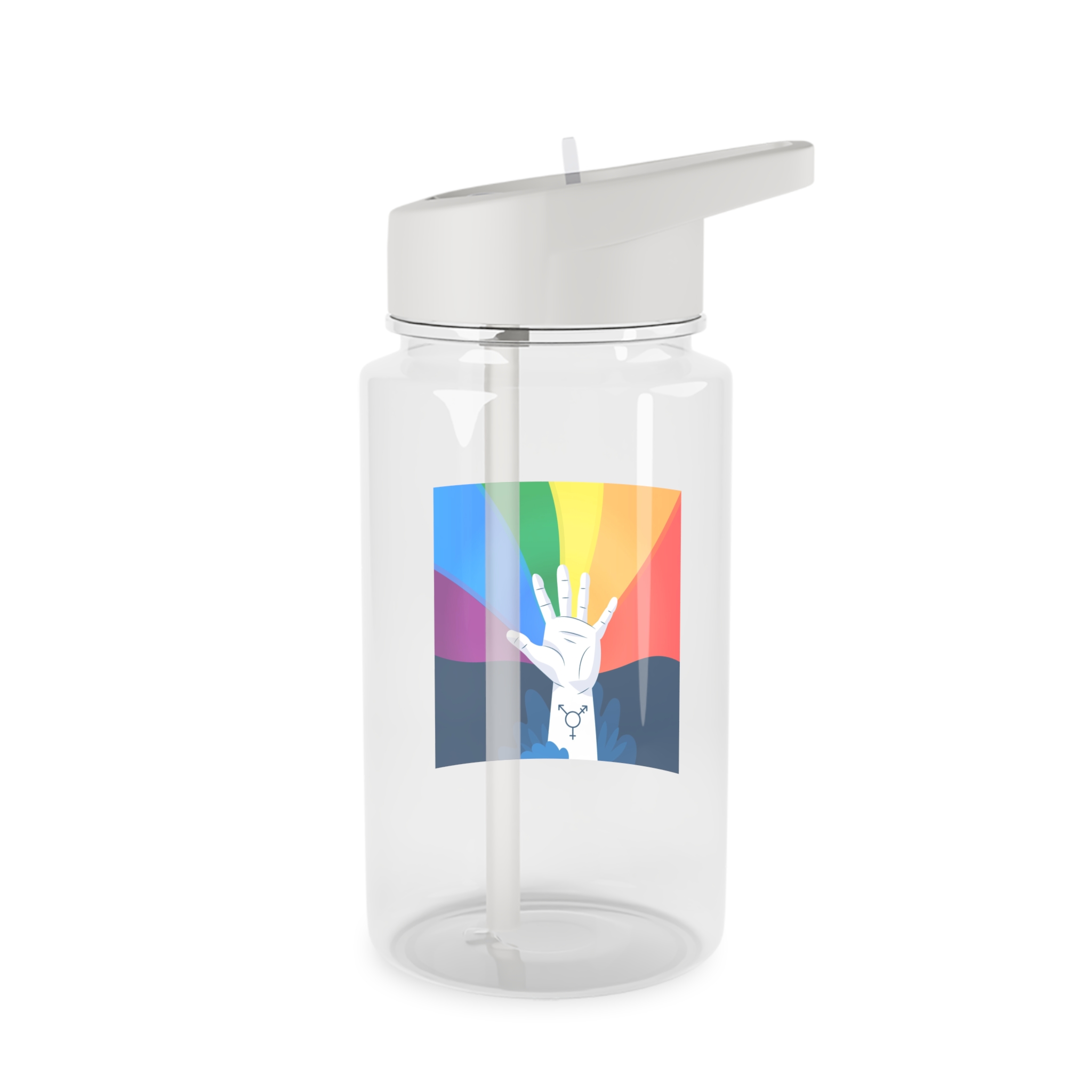 Pride Day Concept Tritan Water Bottle - Image 2