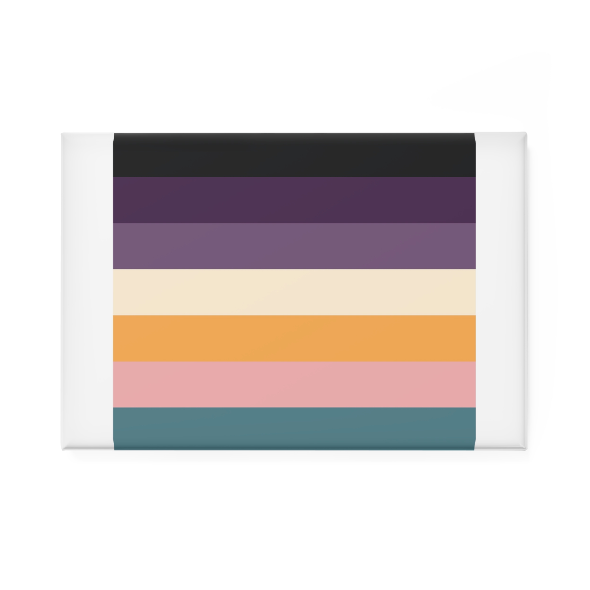 Lesbian Pride Design F631CF Button Magnet Rectangle 1 And 10 Pcs - Image 5