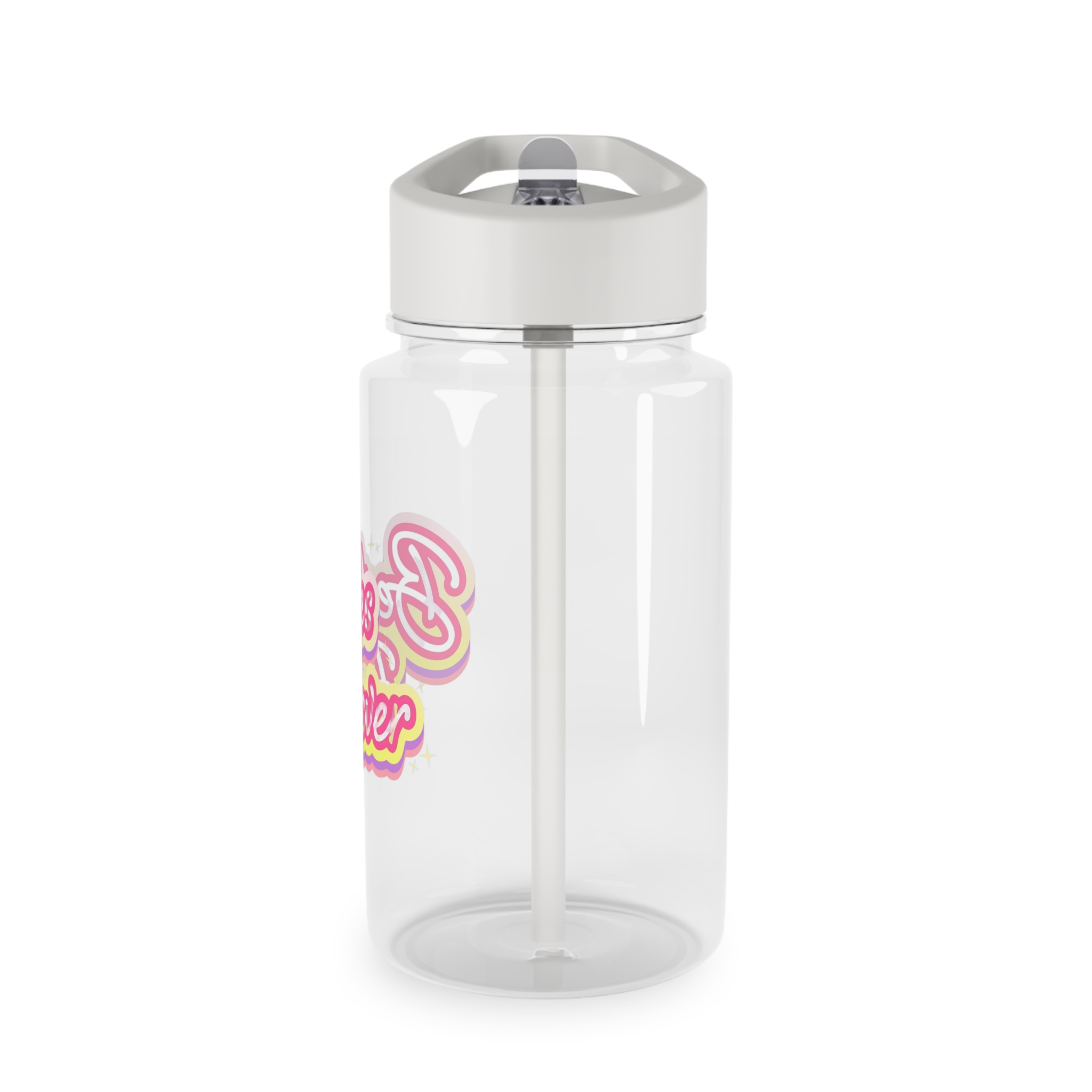 Pink Besties Forever Lettering Logo Tritan Water Bottle - Image 3
