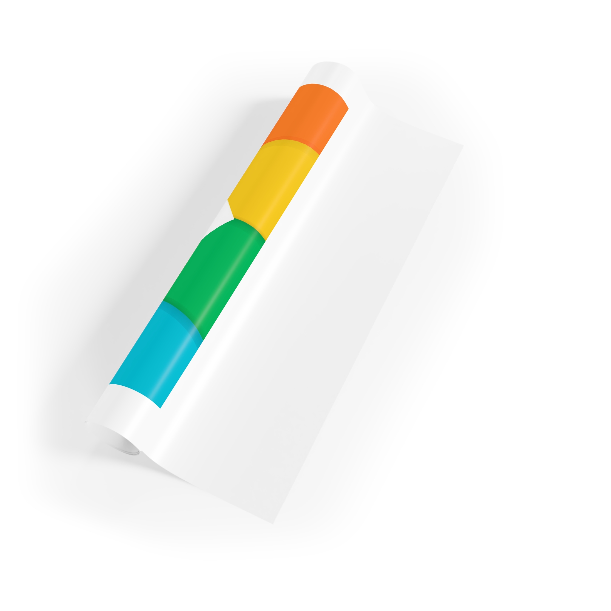 Rainbow Colored Background With All You Need Is Love Concept Pride Month Gift Wrapping Paper Rolls 1pc - Image 3