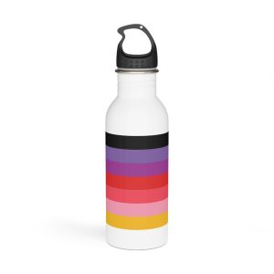 Lesbian Pride Design DC3A9F Stainless Steel Water Bottle