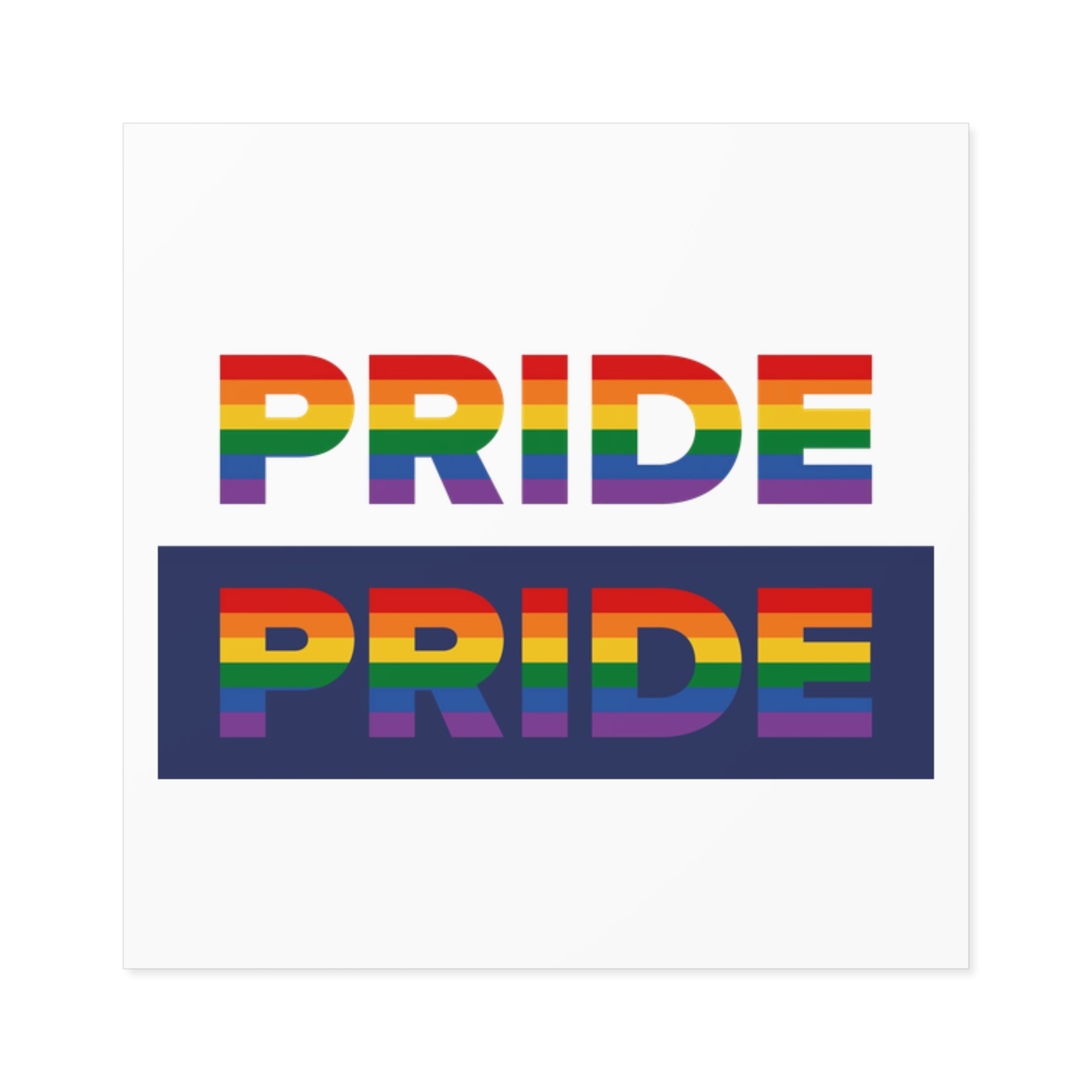 Lgbt Pride Month June Lesbian Gay Bisexual Transgender Lgbtq Flag Rainbow Vector(3) Laminate Stickers Square - Image 5