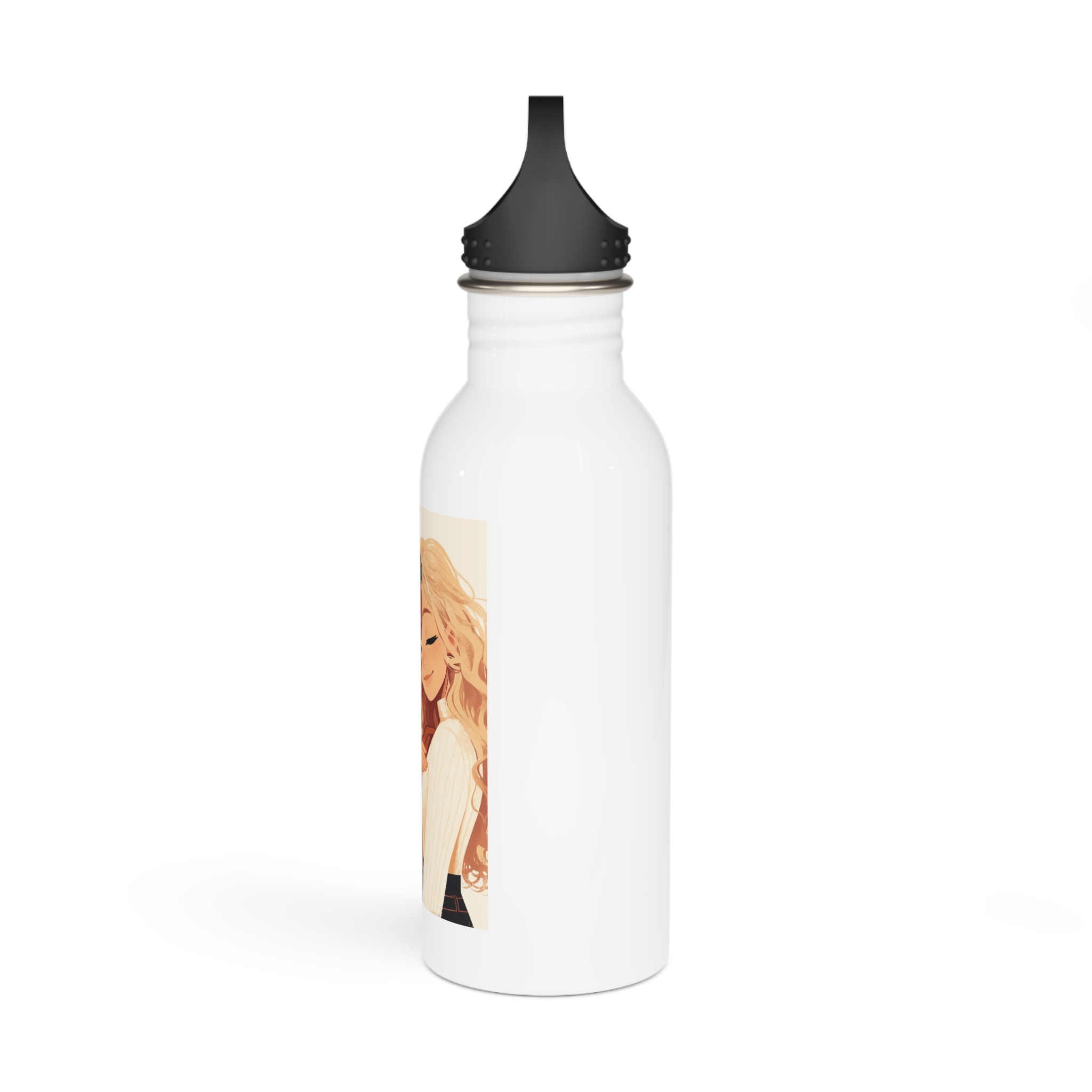 Lesbian Pride Design E09351 Stainless Steel Water Bottle - Image 4