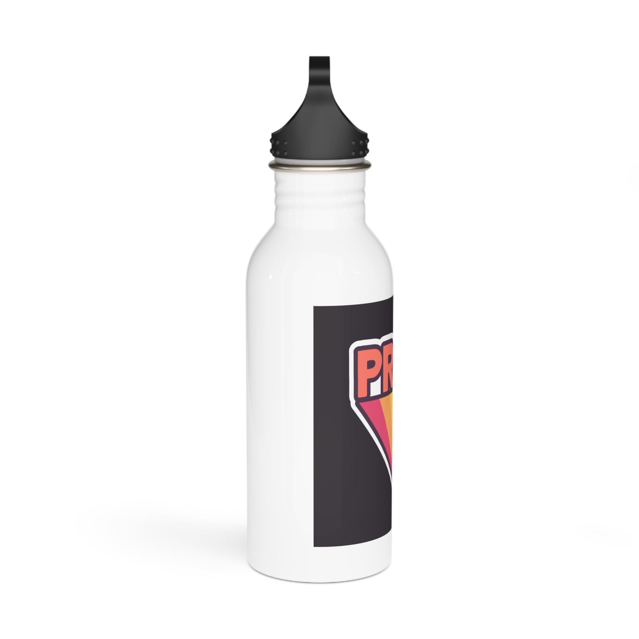 Pride With Rainbow Stainless Steel Water Bottle - Image 2