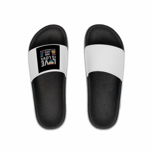 Love Is Love and Love Will Conquer Hate Mens Slide Sandals