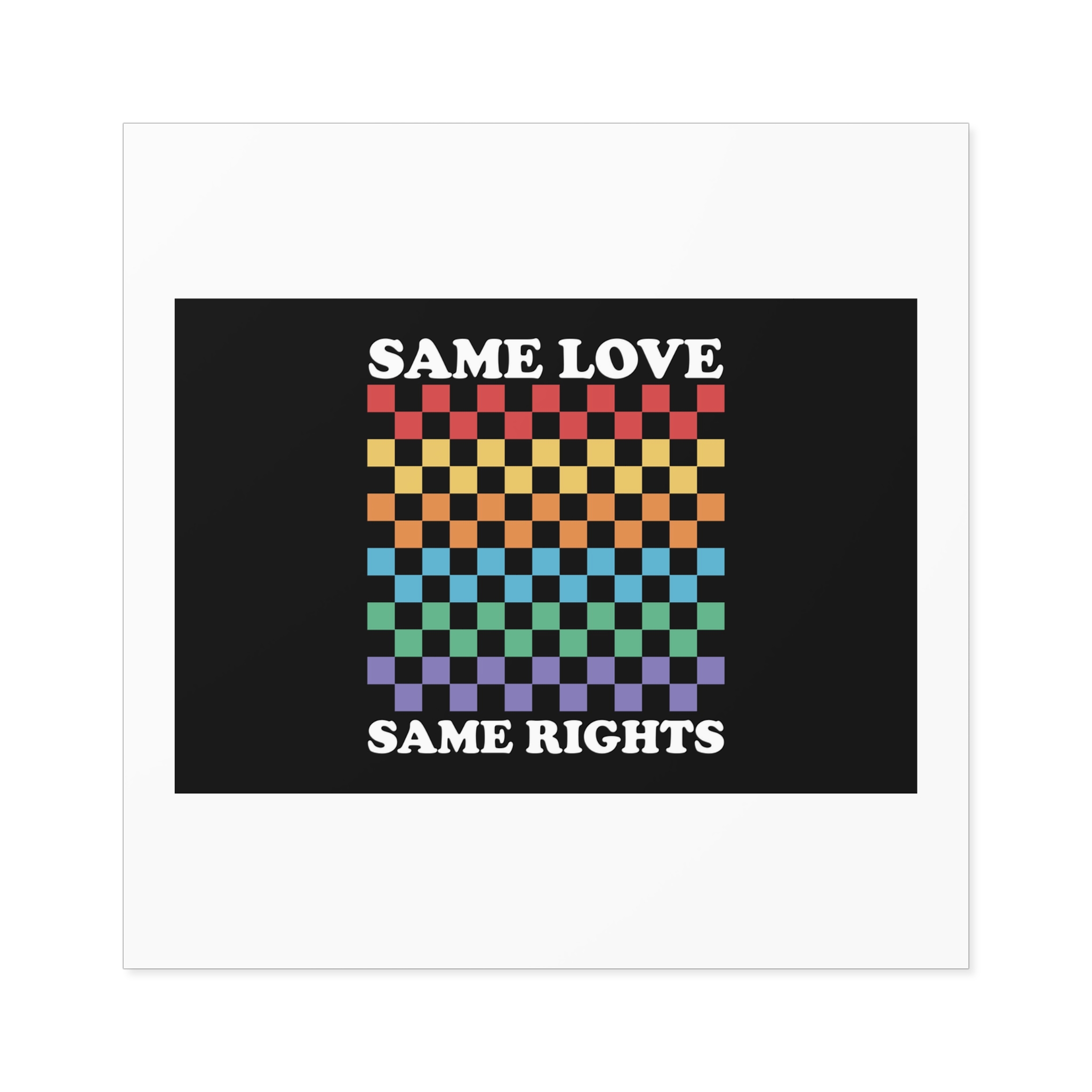 Pride Lgbt Gay Typography T Shirt Design Laminate Stickers Square - Image 33