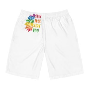Sunflower Pride Rainbow Premium Vector T Shirt Mens Board Shorts Aop