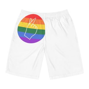 Lgbtq Diversity Rainbow Pride Concept Vector Isolated Illustration Mens Board Shorts Aop