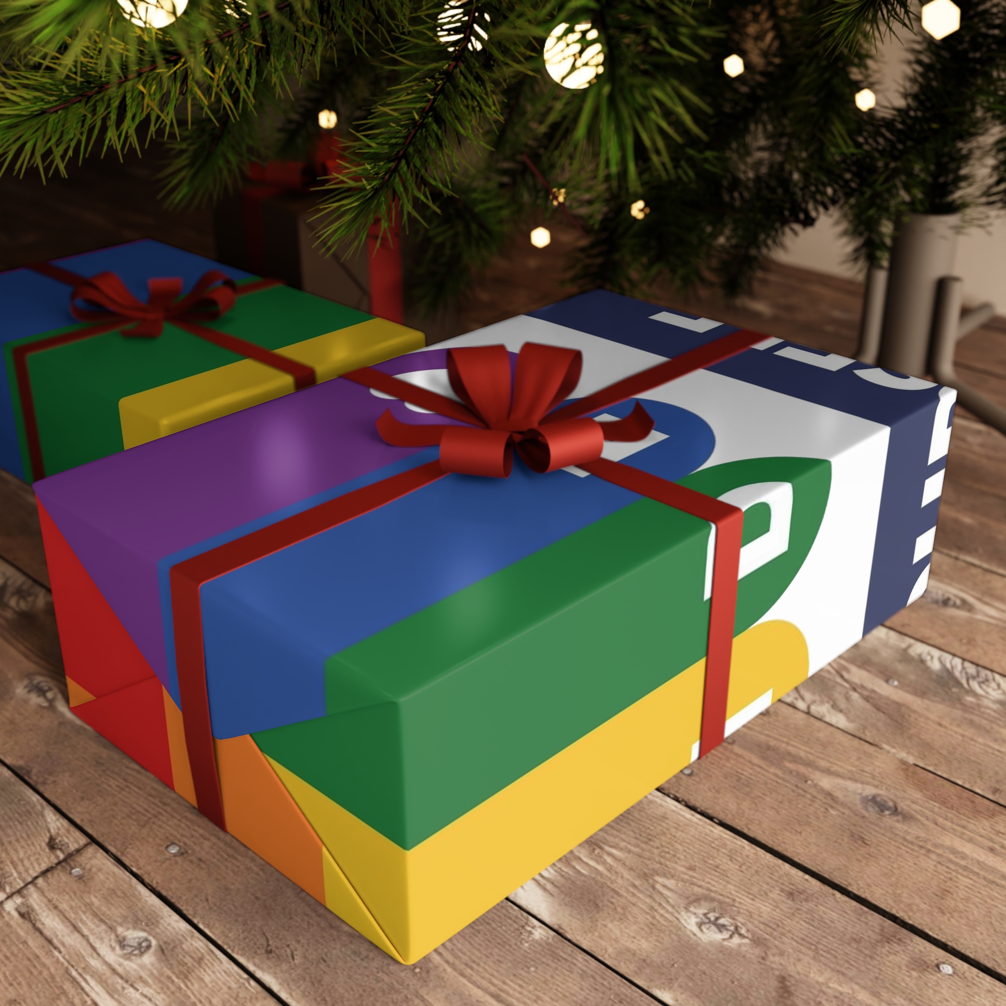 Lgbt Pride Month June Lesbian Gay Bisexual Transgender Lgbtq Flag Rainbow Vector Gift Wrapping Paper Sheets 1pc - Image 6