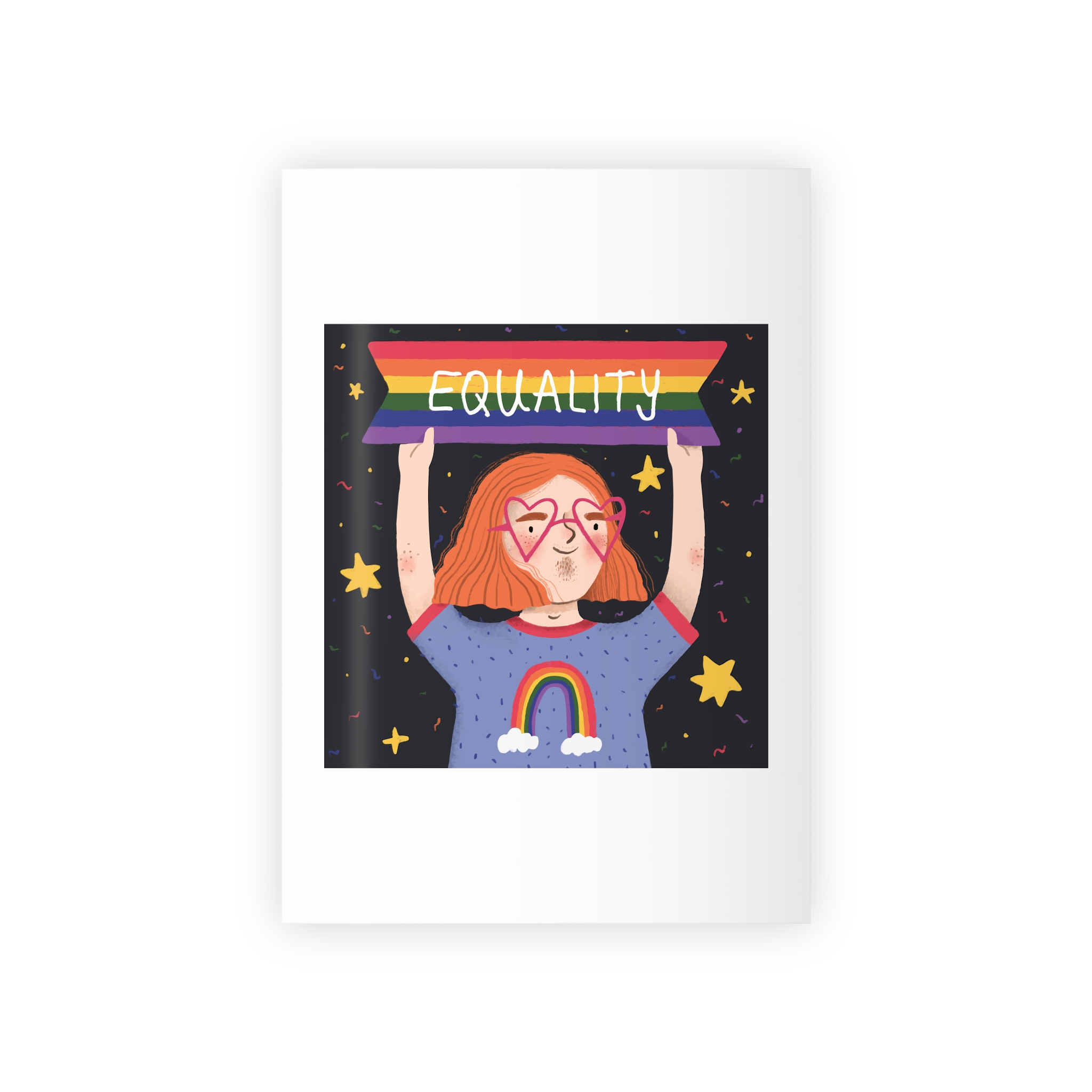 Pride Day Concept Equality Message Gift Wrapping Paper Rolls 1pc