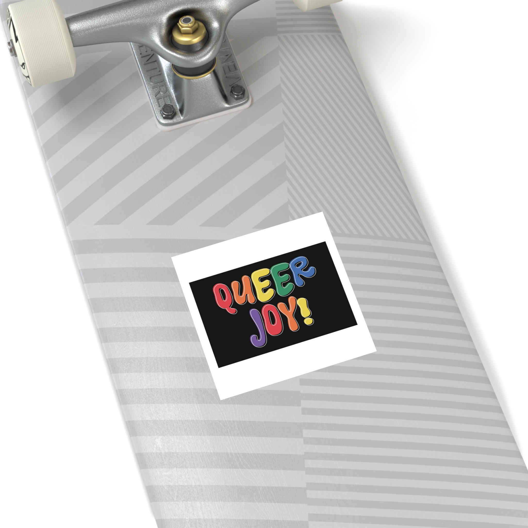 Queer Joy Colorful Celebration Lgbtq Pride Happiness Laminate Stickers Square - Image 20