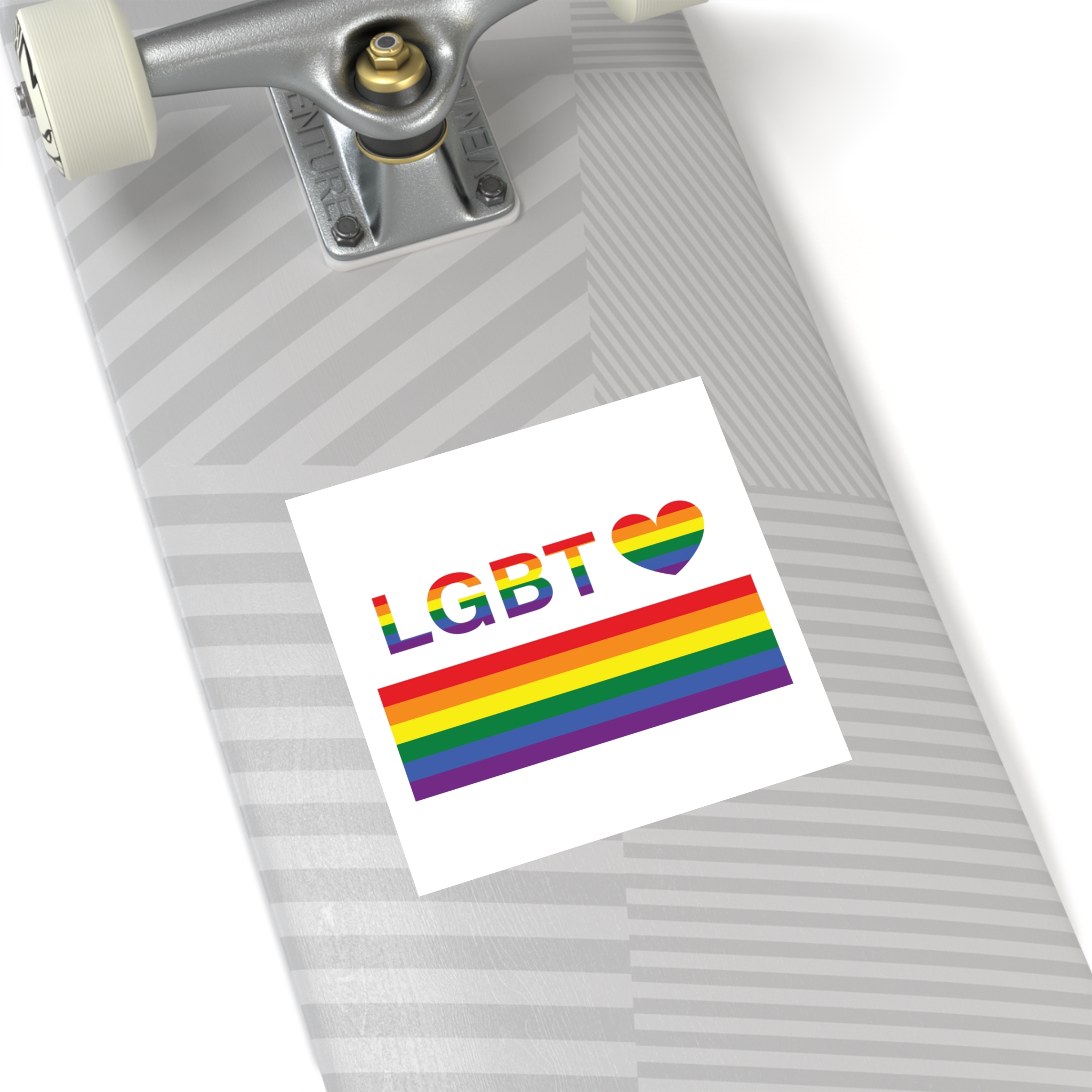 Lgbt Word Text Letter With Heart Rainbow Color Flag Isolated White Background Vector Illustration Laminate Stickers Square - Image 40