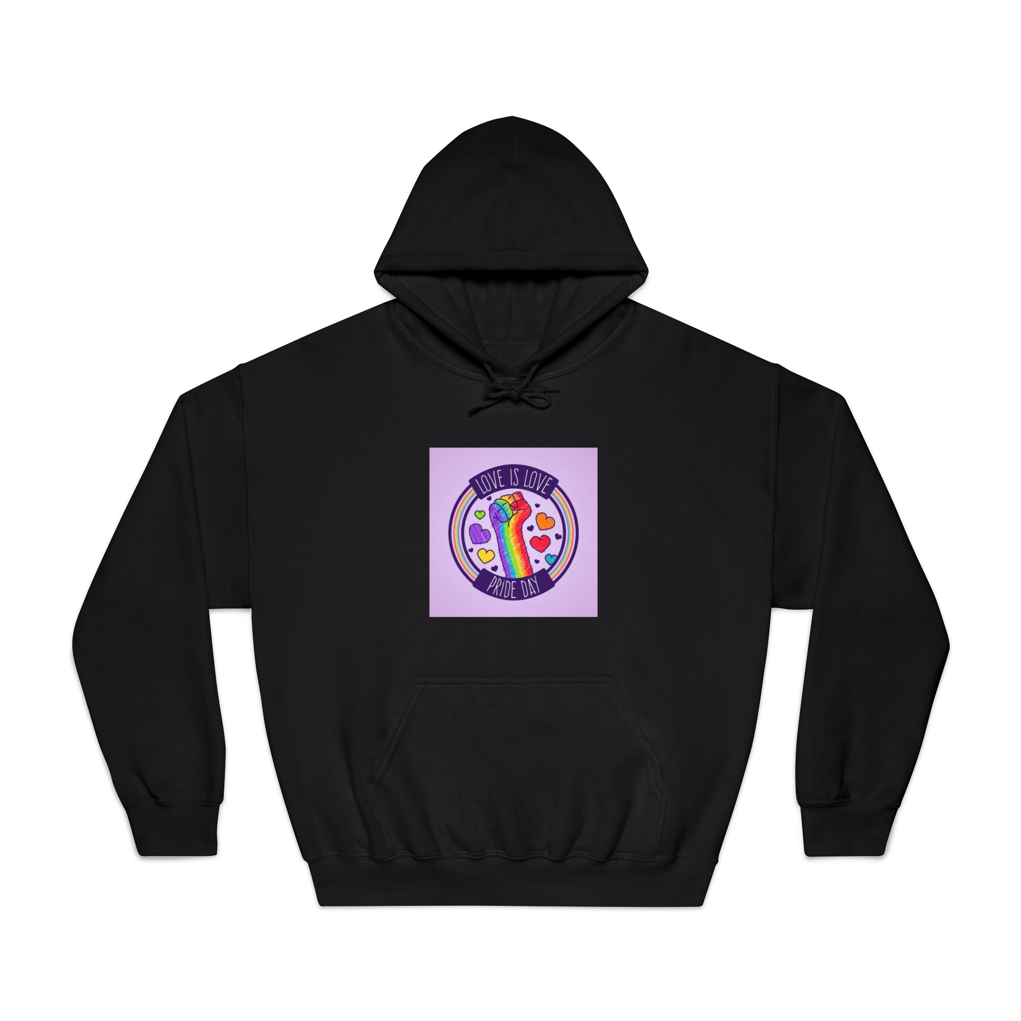 Pride Day Event Concept Unisex Dryblend Hooded Sweatshirt - Image 9