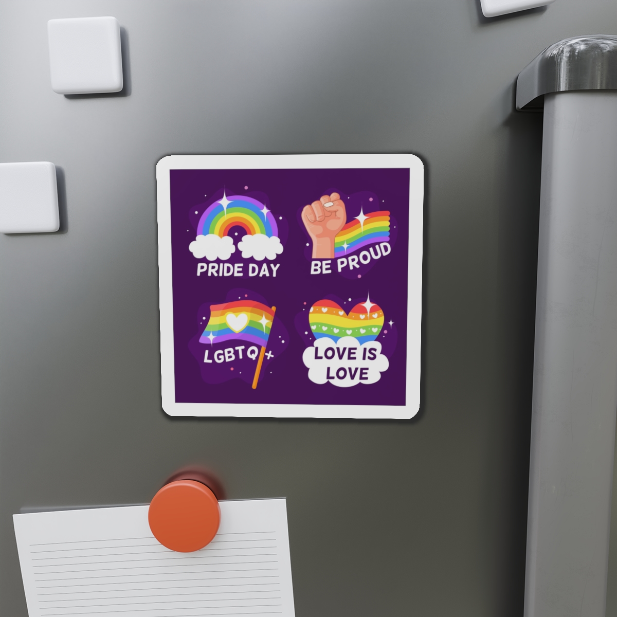 Pride Day Badges Collection Die Cut Magnets - Image 11
