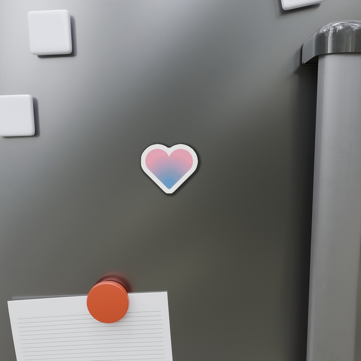 Gradient Heart Symbol Love Affection Die Cut Magnets - Image 5